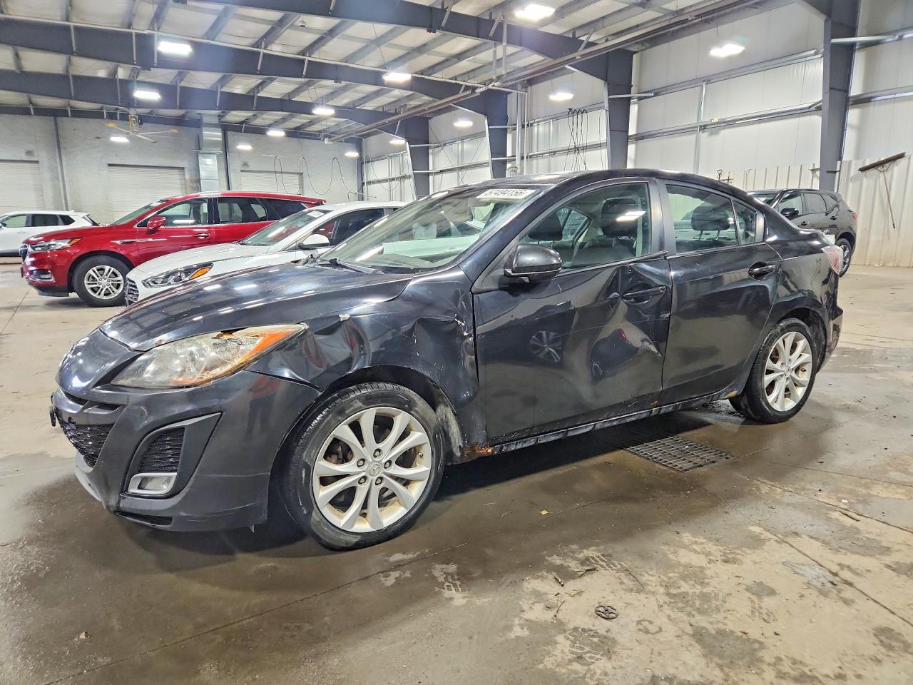 2011 Mazda 3 S Черный vin: JM1BL1U50B1386525
