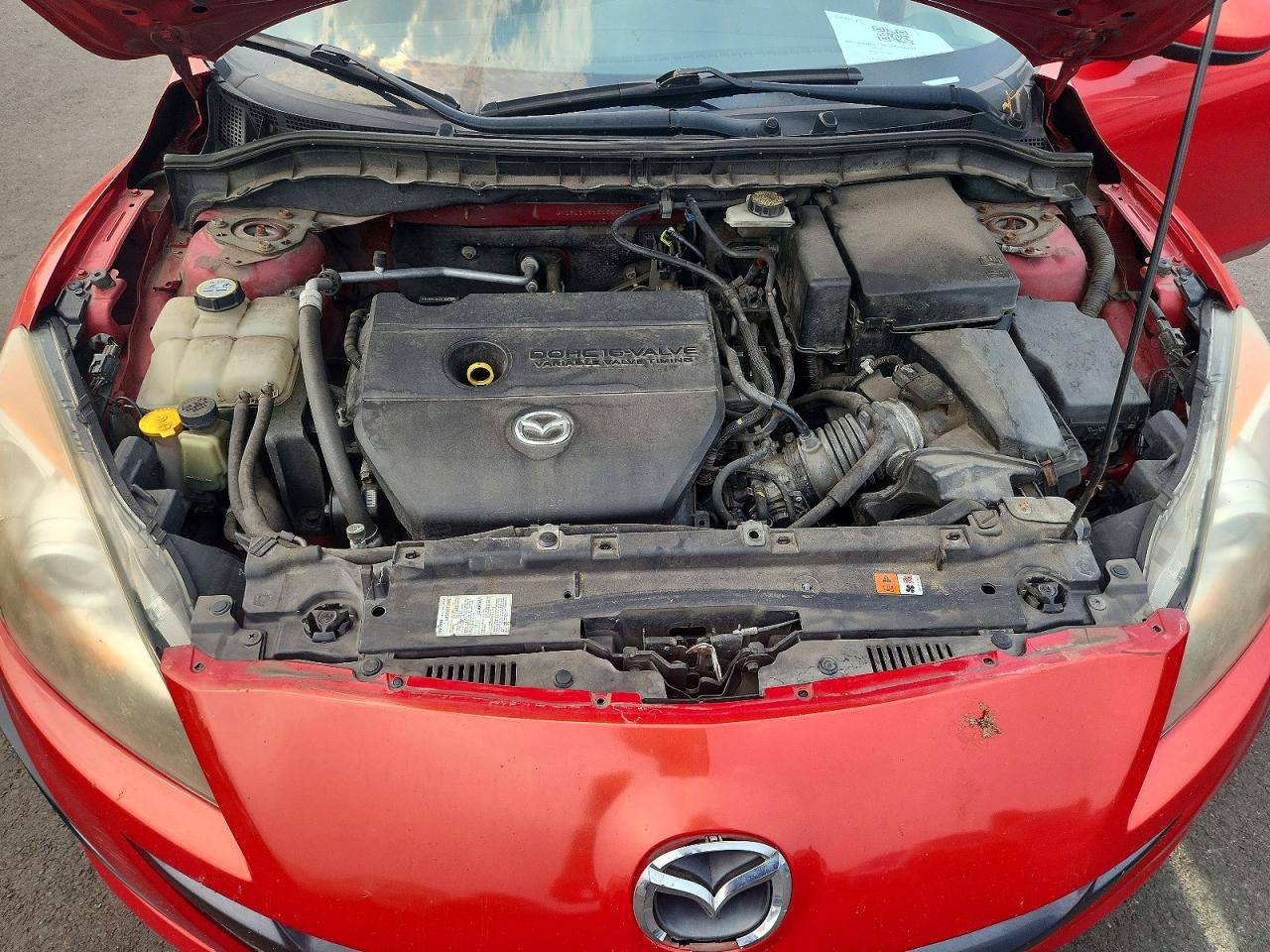 2011 Mazda 3 S Red vin: JM1BL1U51B1386985