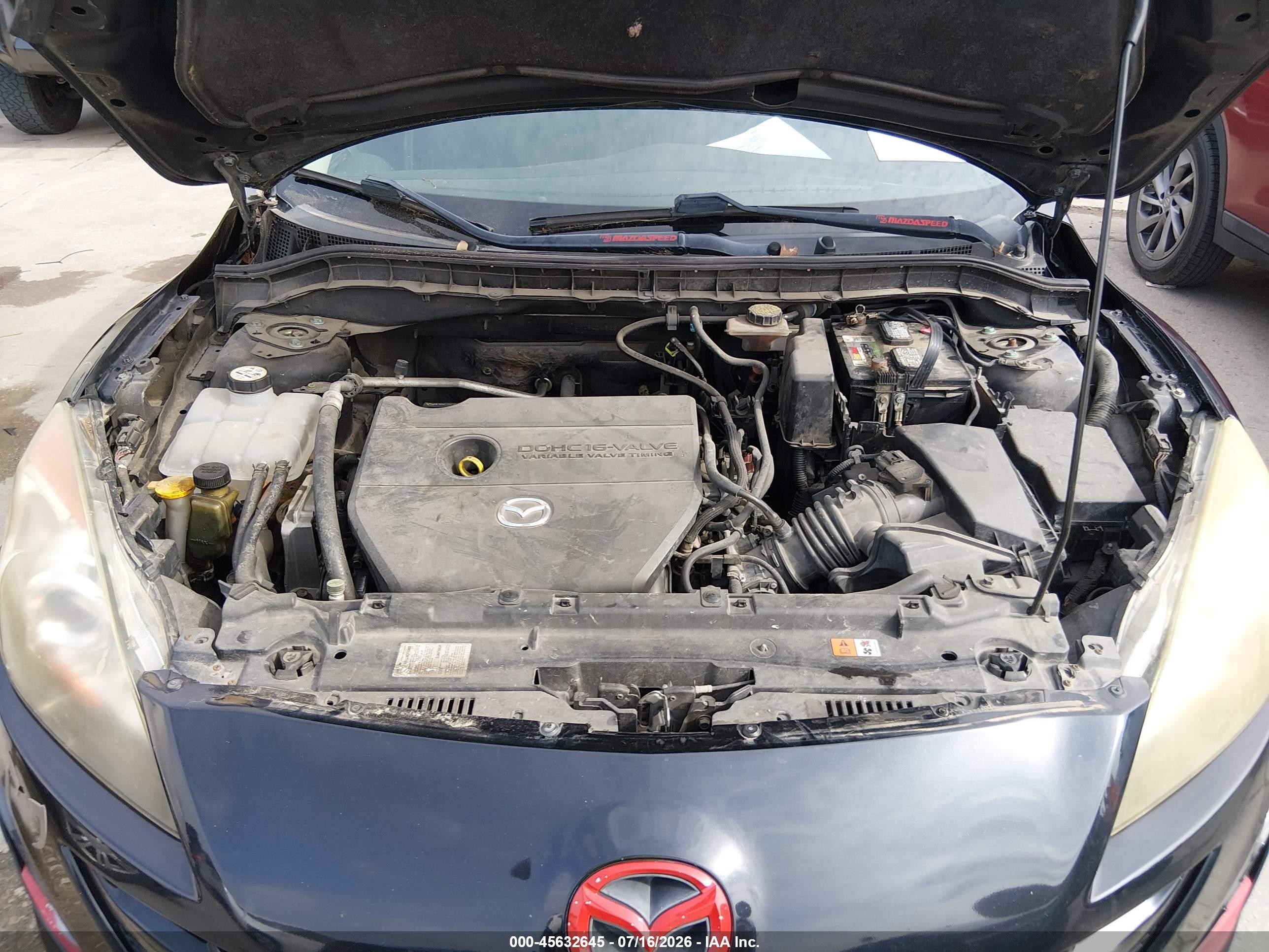 2011 Mazda Mazda3   Черный vin: JM1BL1U52B1470314