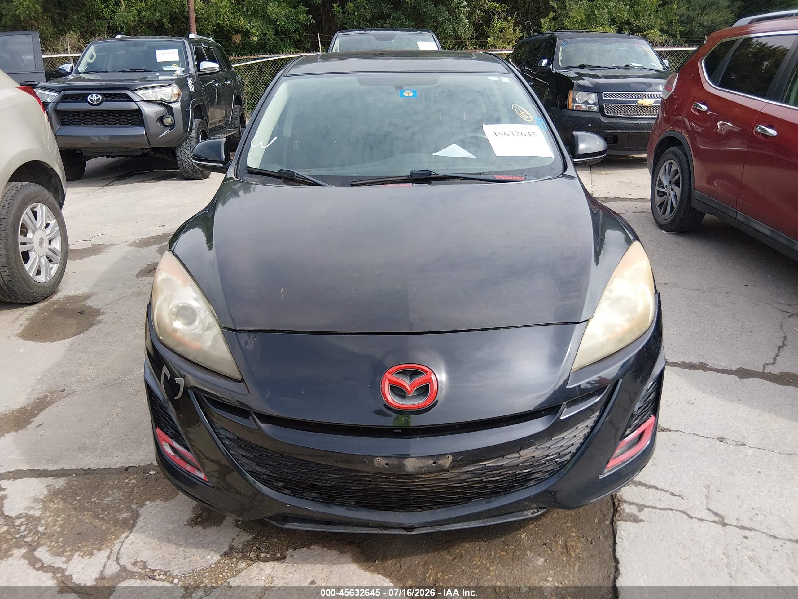 2011 Mazda Mazda3   Черный vin: JM1BL1U52B1470314