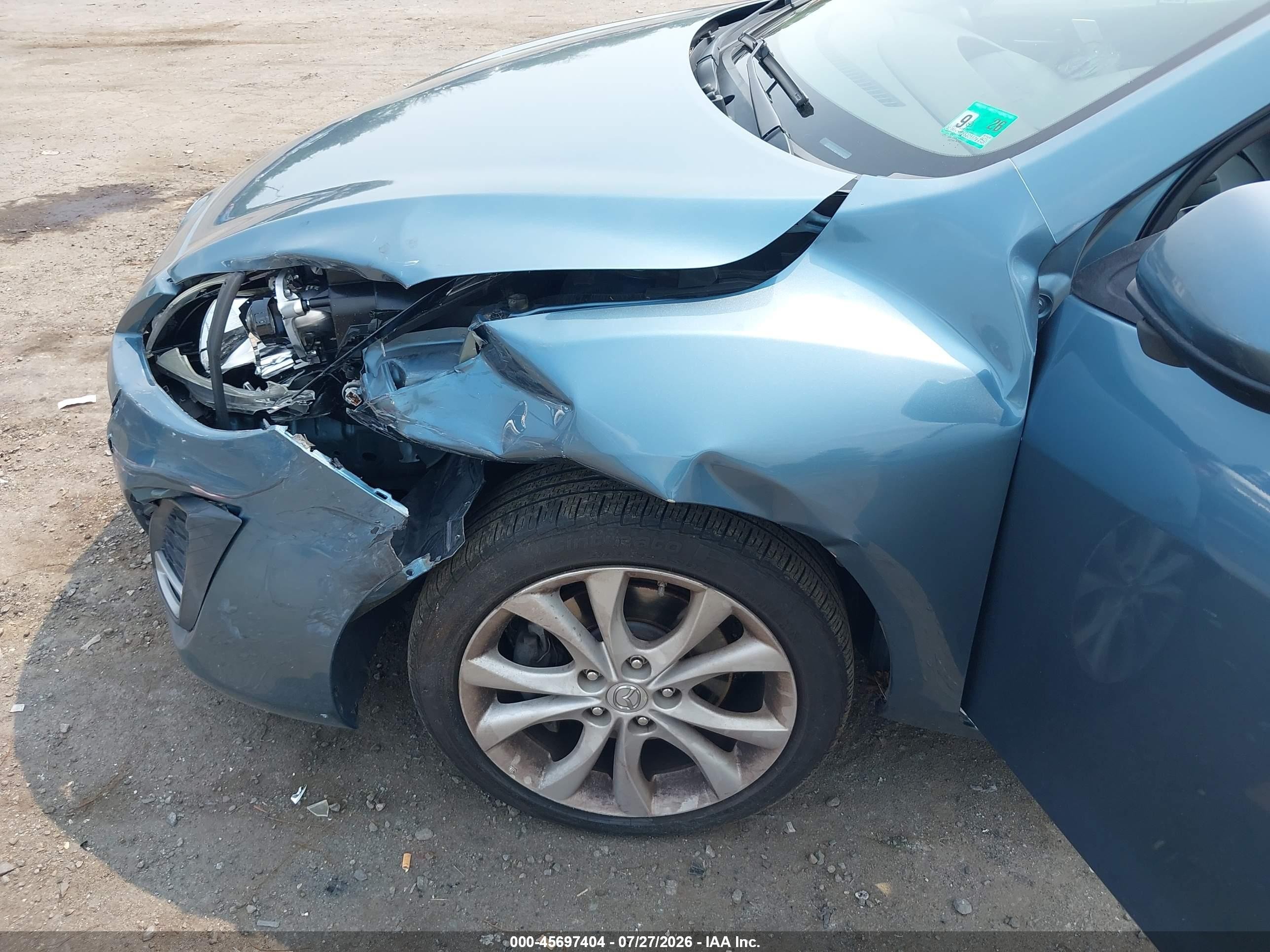 2011 Mazda Mazda3 S Sport Blue vin: JM1BL1U53B1393680