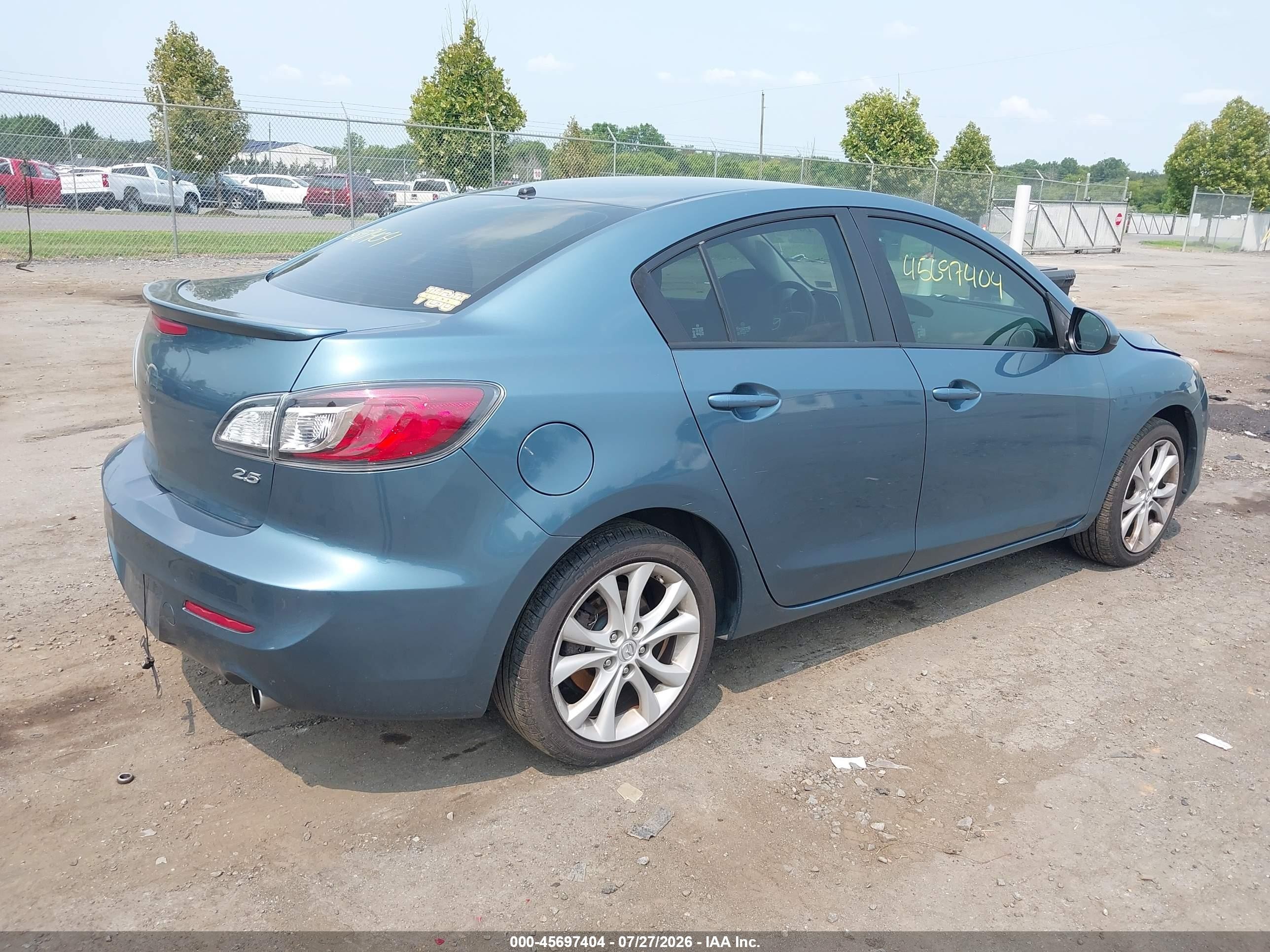 2011 Mazda Mazda3 S Sport Blue vin: JM1BL1U53B1393680