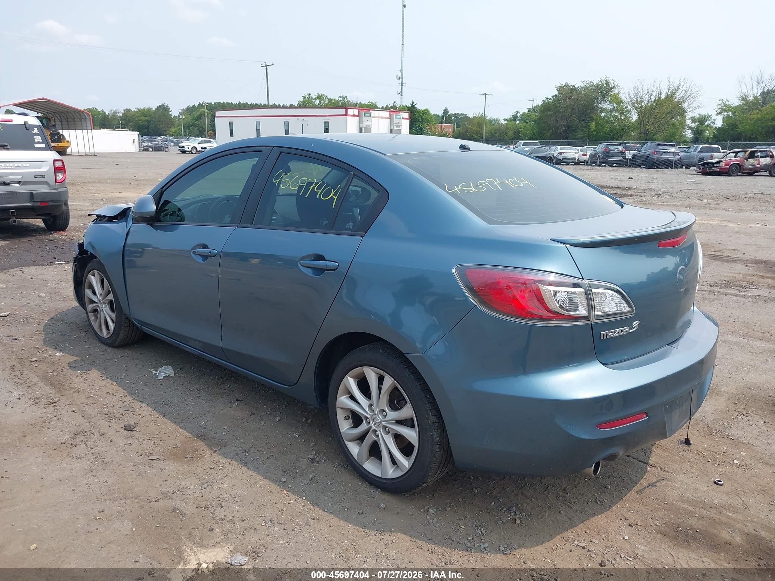 2011 Mazda Mazda3 S Sport Blue vin: JM1BL1U53B1393680