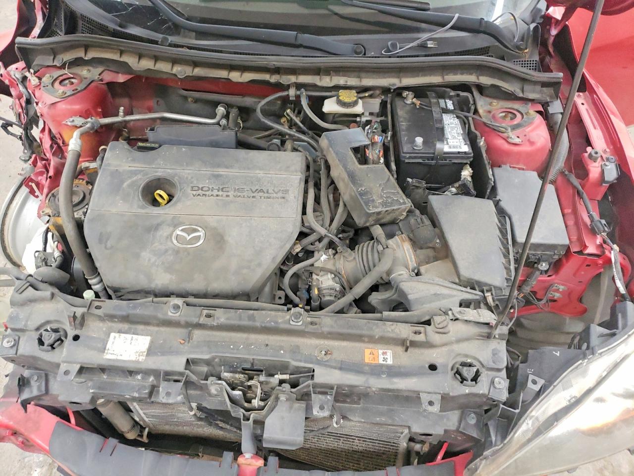 2011 Mazda 3 S Red vin: JM1BL1U59B1451386