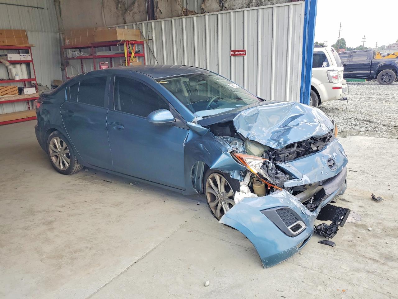 2011 Mazda 3 Синий vin: JM1BL1U5XB1365830