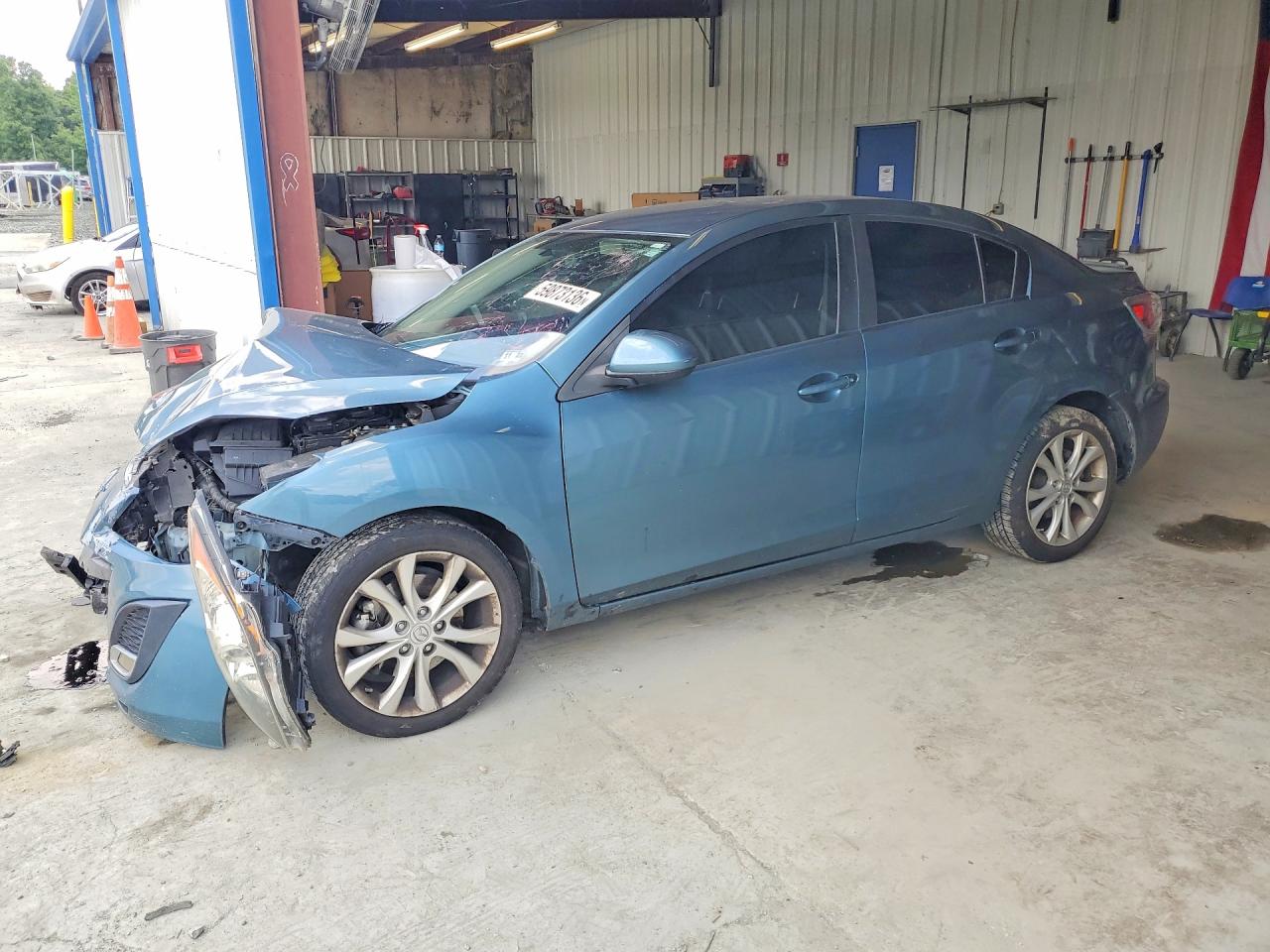 2011 Mazda 3 Синий vin: JM1BL1U5XB1365830