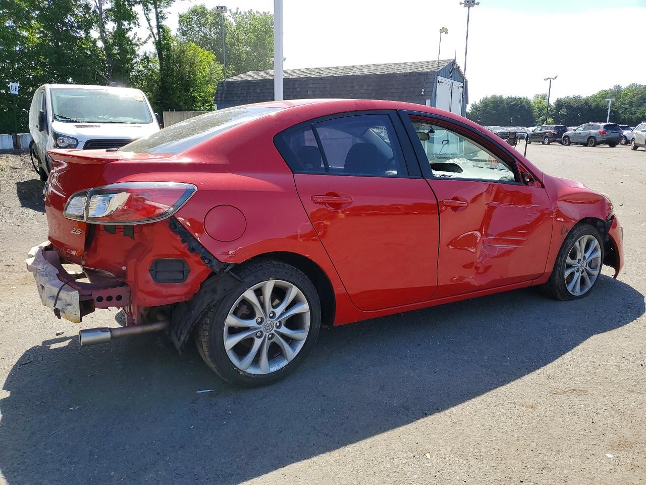 2011 Mazda 3 S Красный vin: JM1BL1U67B1437334
