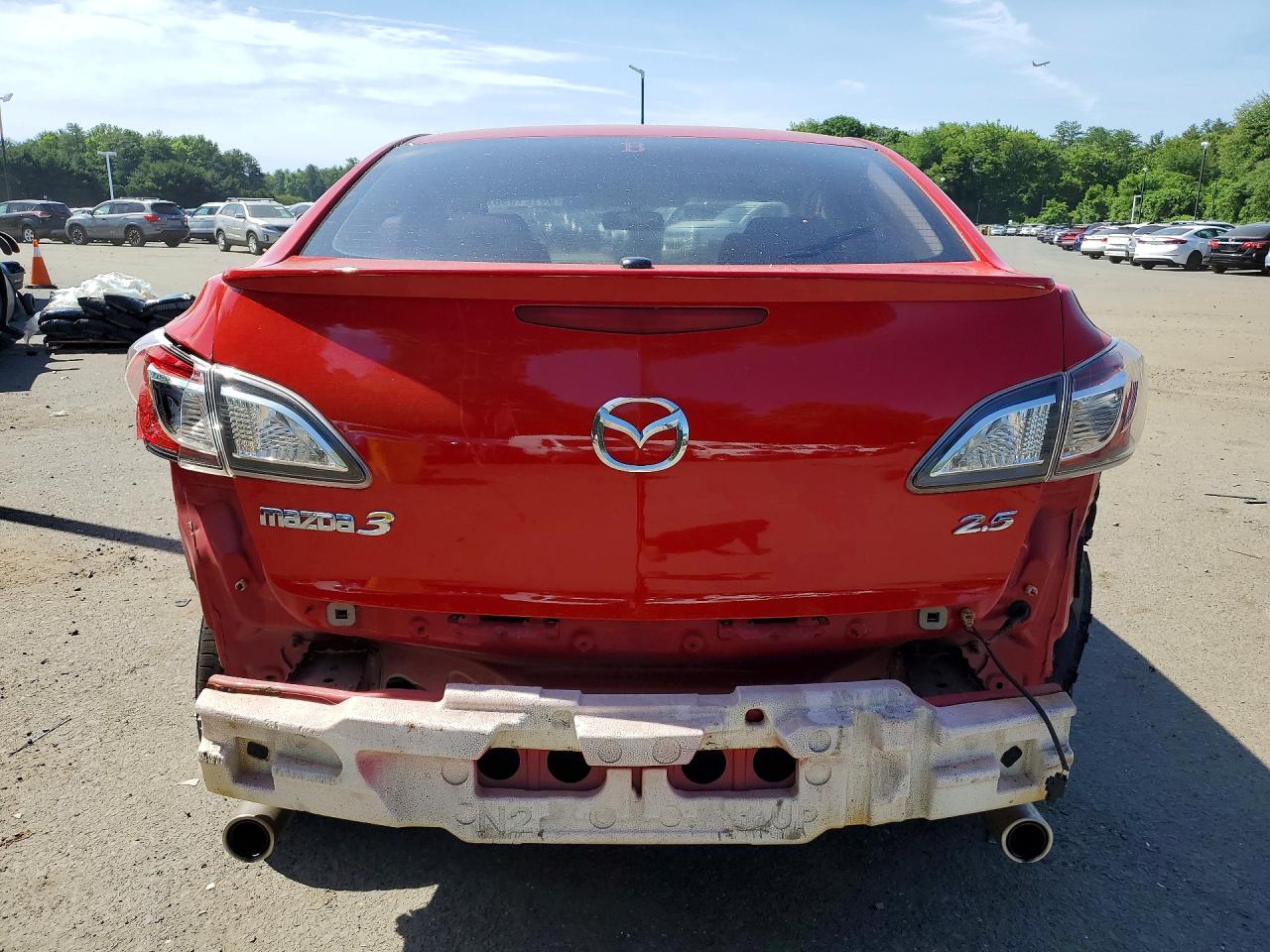 2011 Mazda 3 S Красный vin: JM1BL1U67B1437334