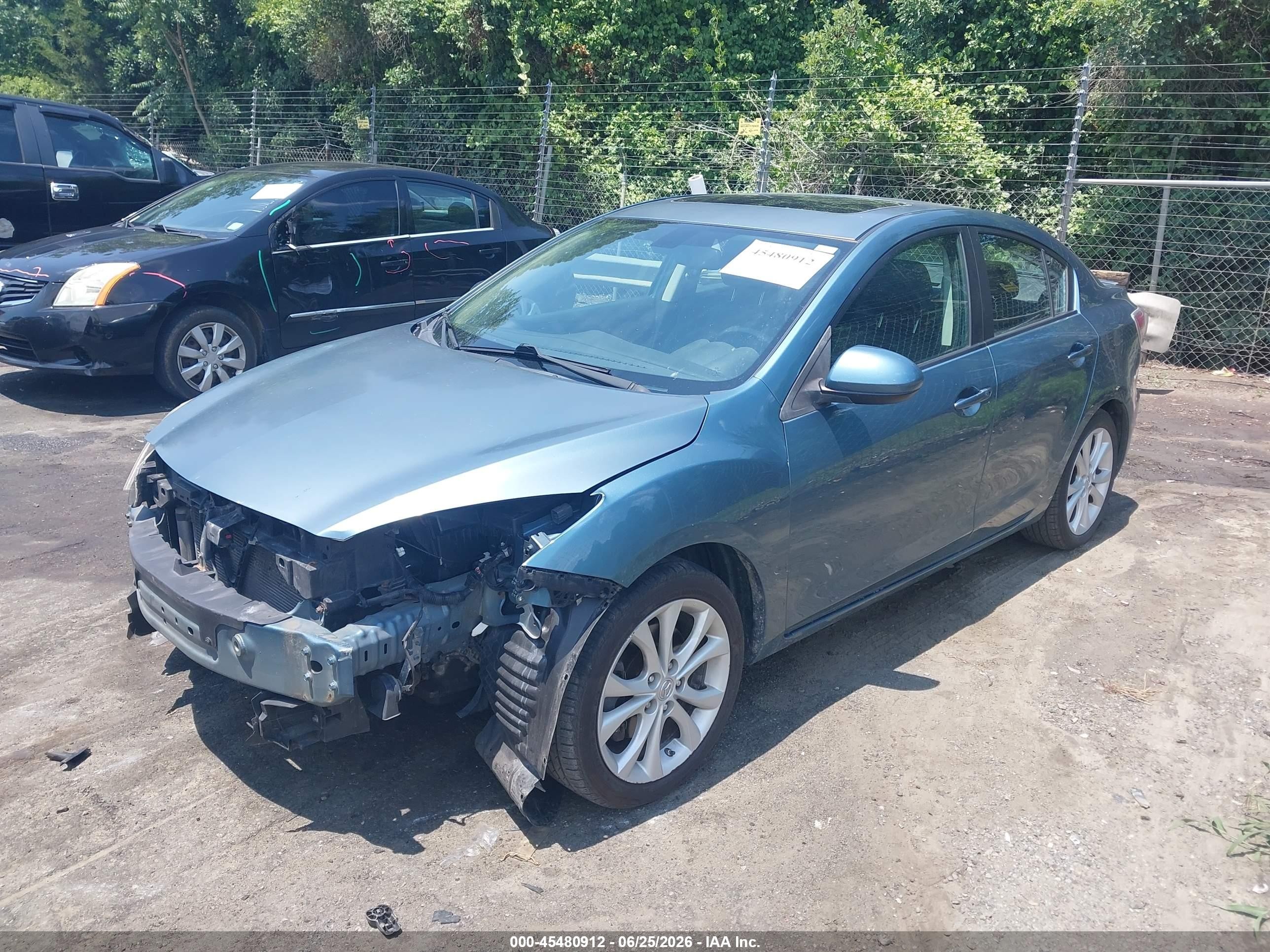 2011 Mazda Mazda3 S Sport Blue vin: JM1BL1U67B1440430