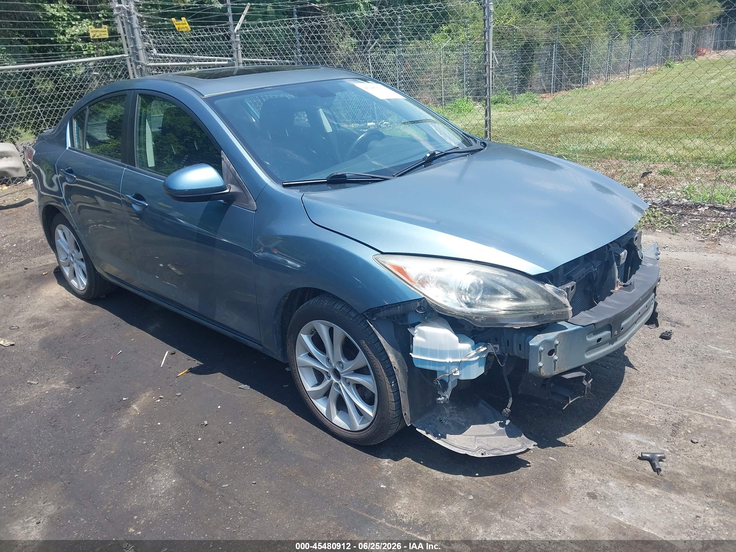 2011 Mazda Mazda3 S Sport Blue vin: JM1BL1U67B1440430