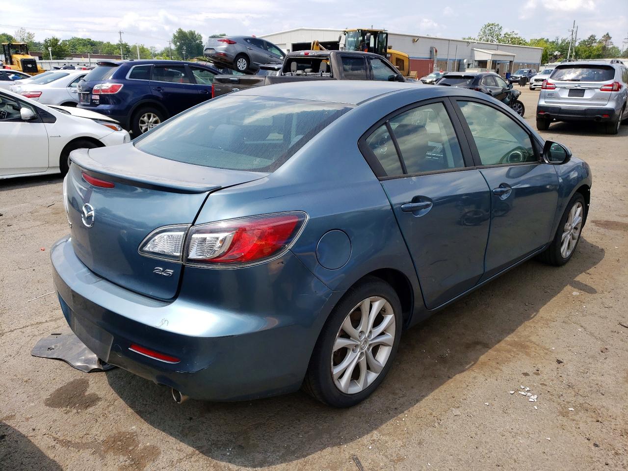2011 Mazda 3 S Blue vin: JM1BL1U68B1487482