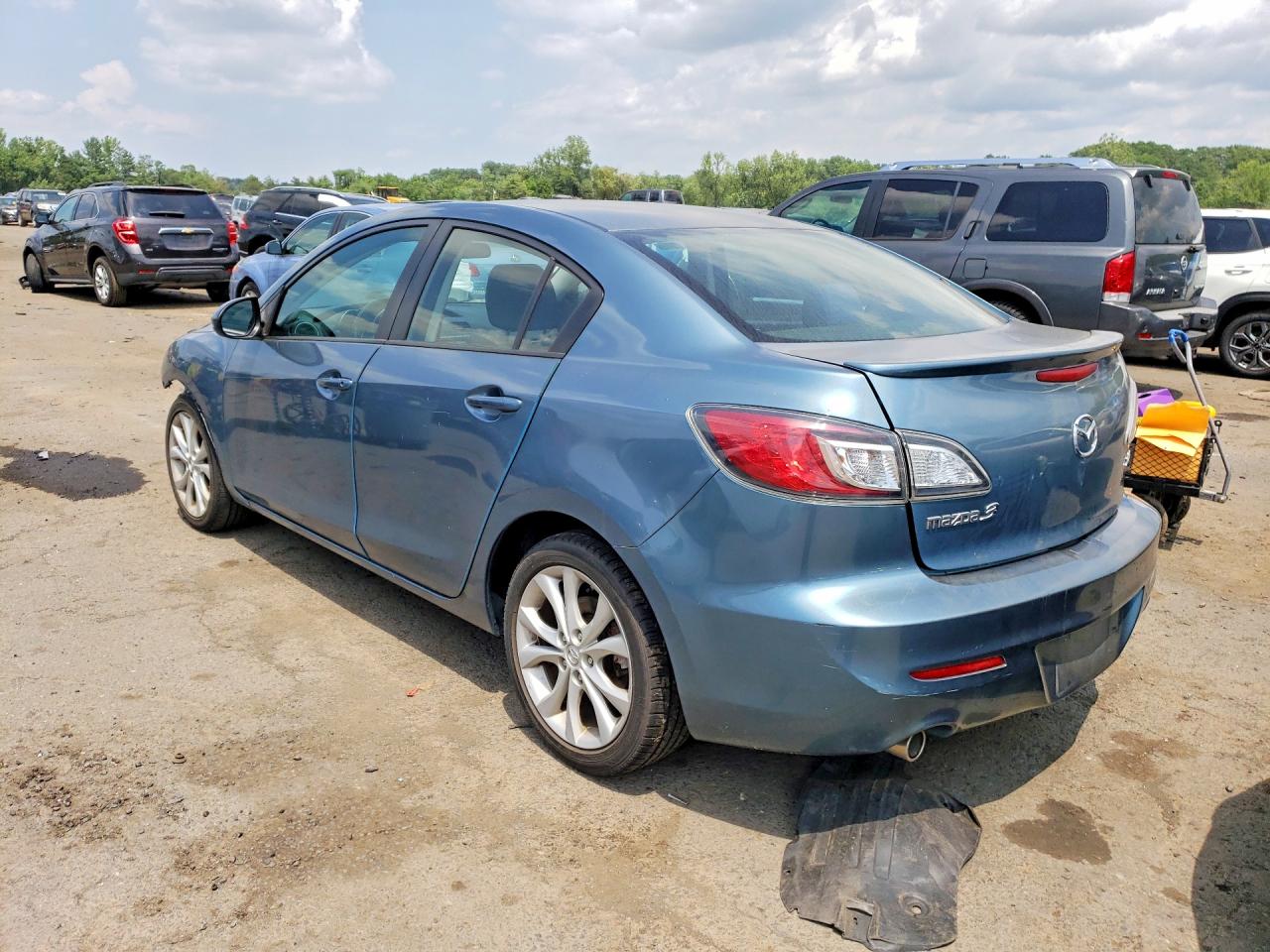 2011 Mazda 3 S Blue vin: JM1BL1U68B1487482