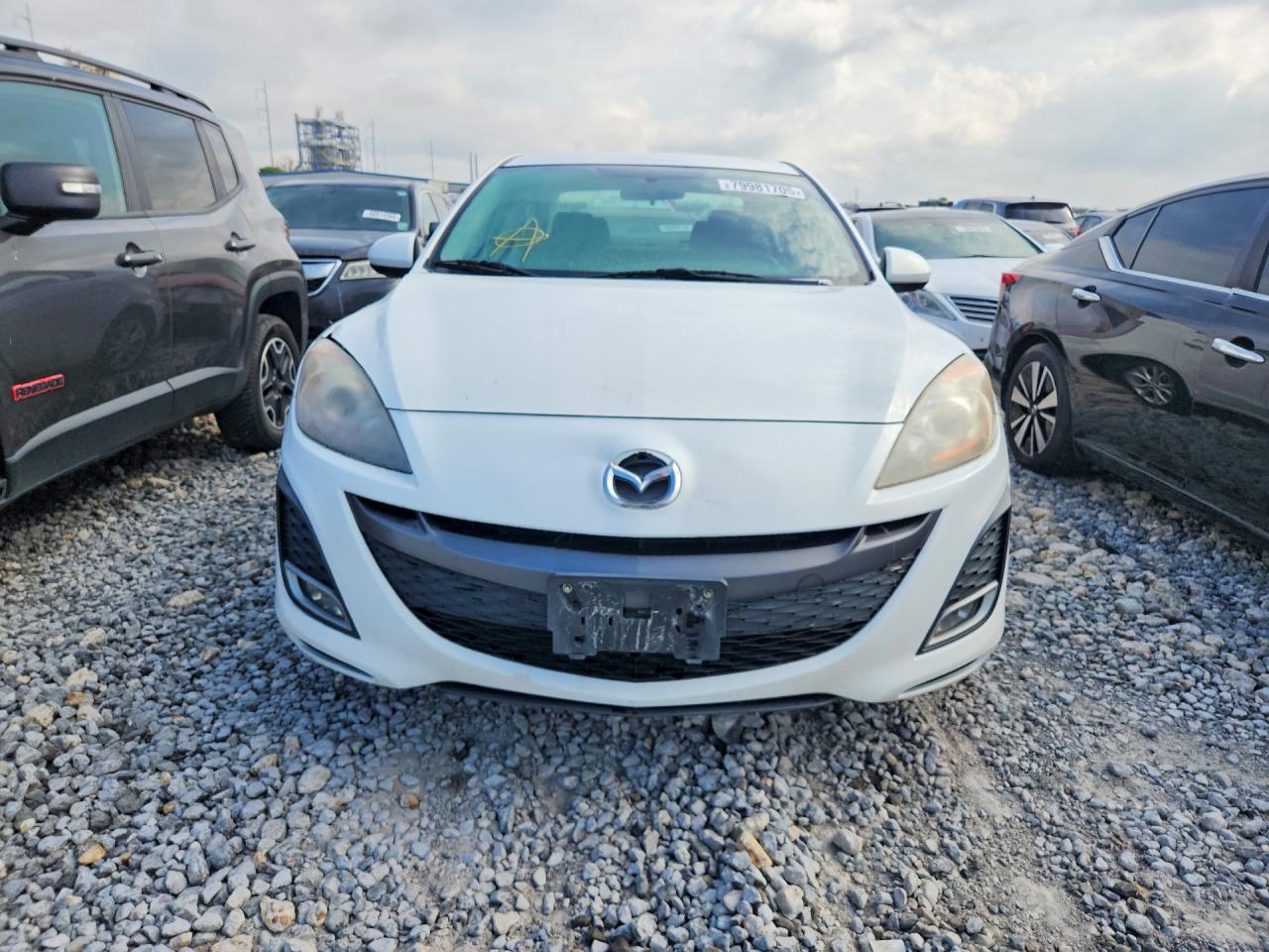 2011 Mazda 3 S White vin: JM1BL1U6XB1481375