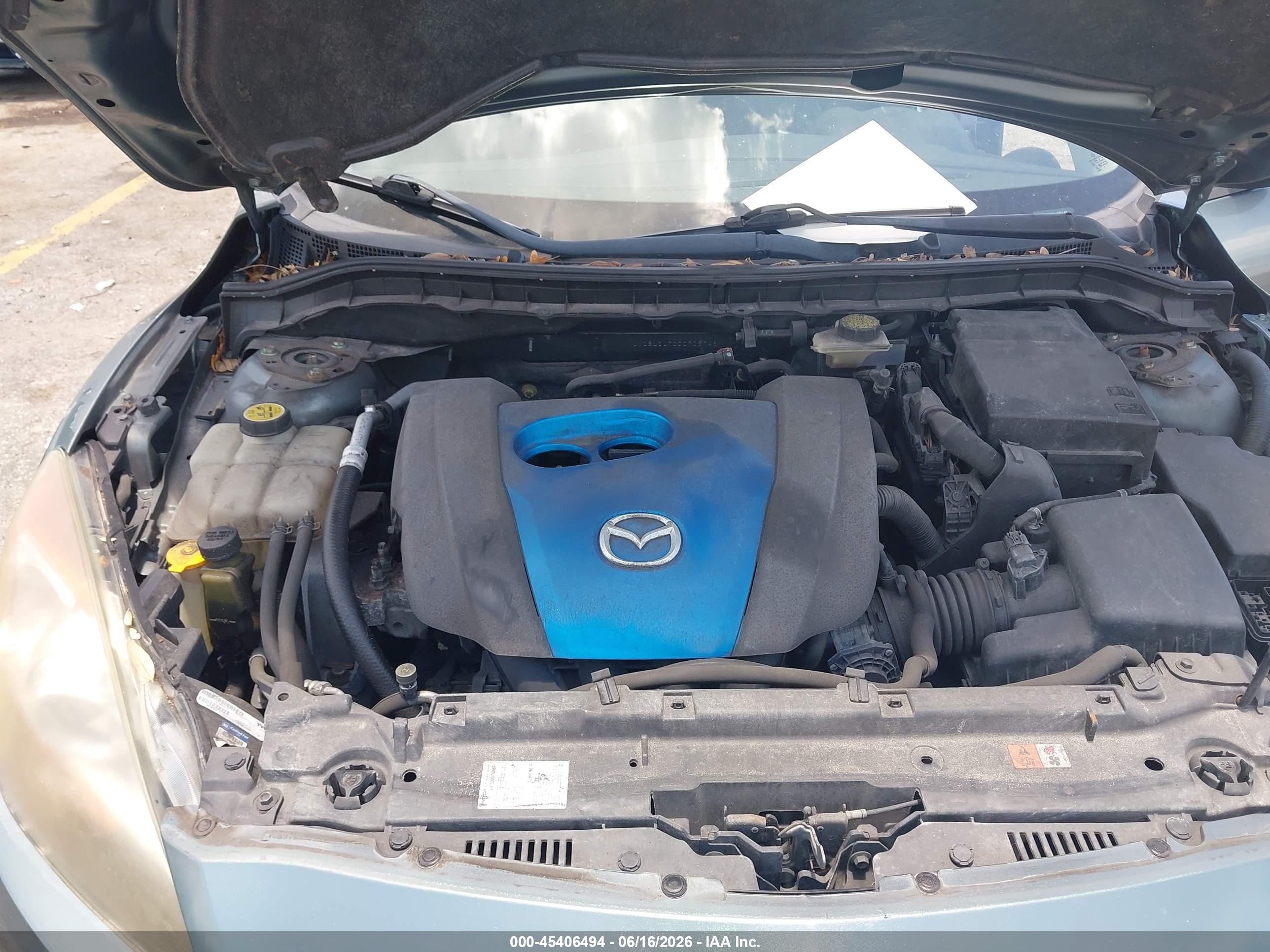2013 Mazda Mazda3 I Sport Light Blue vin: JM1BL1U70D1705748