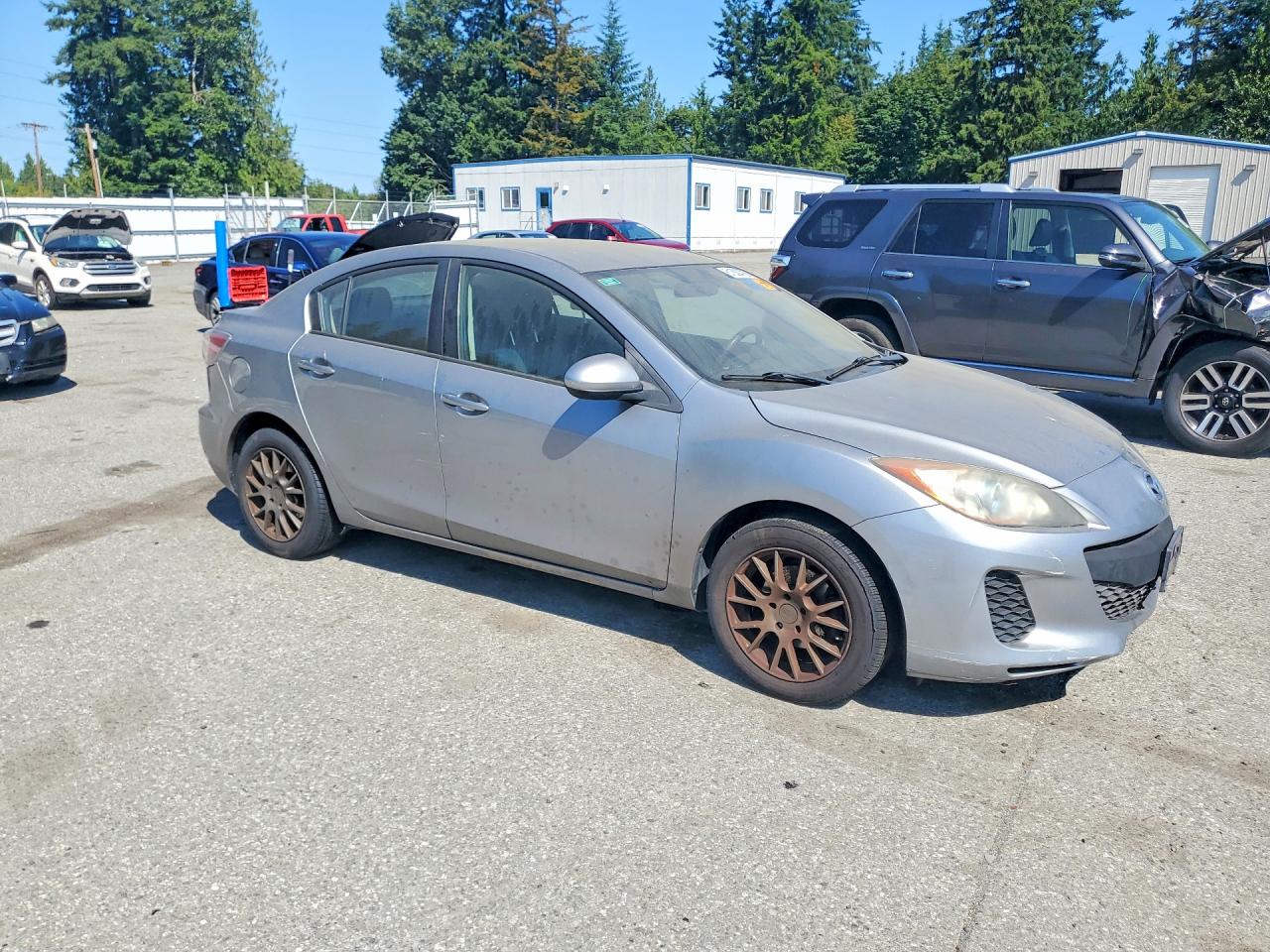 2013 Mazda 3 I Silver vin: JM1BL1U70D1719830