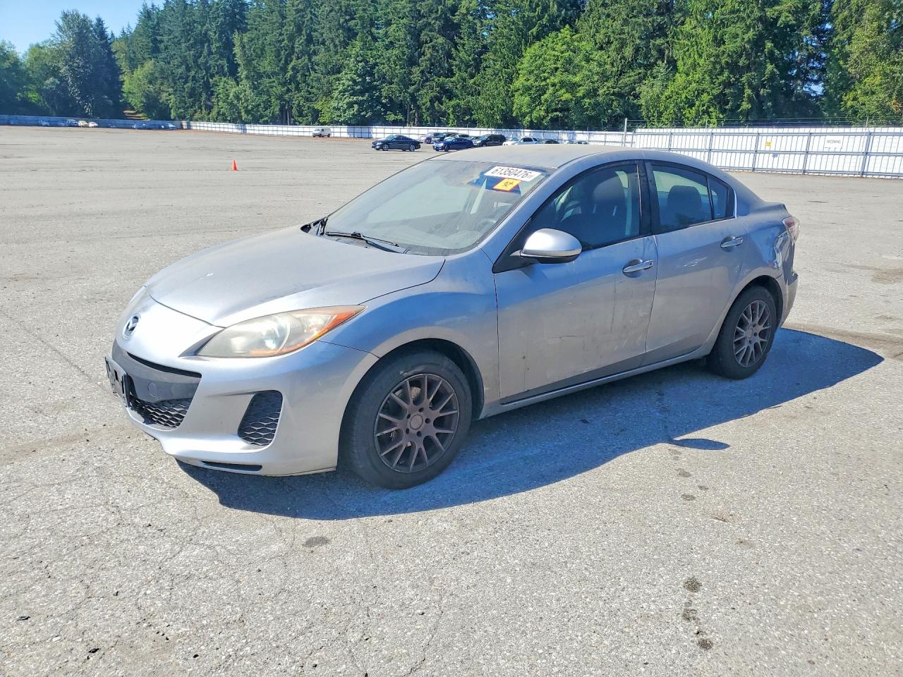 2013 Mazda 3 I Silver vin: JM1BL1U70D1719830