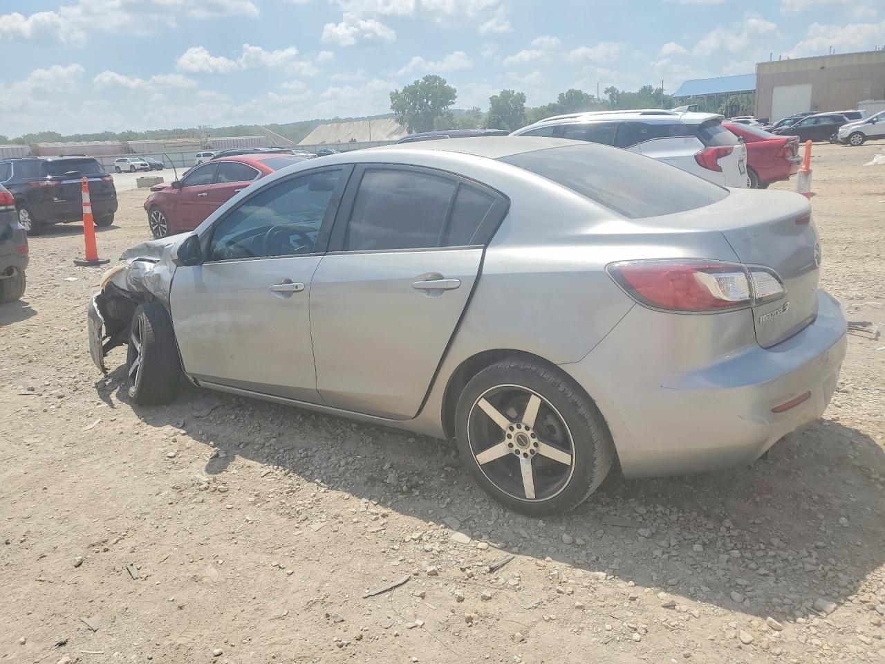 2013 Mazda 3 I Gray vin: JM1BL1U70D1845878