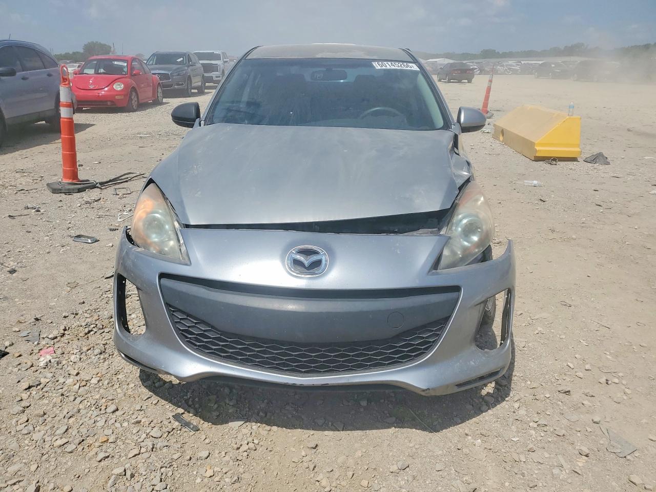 2013 Mazda 3 I Gray vin: JM1BL1U70D1845878