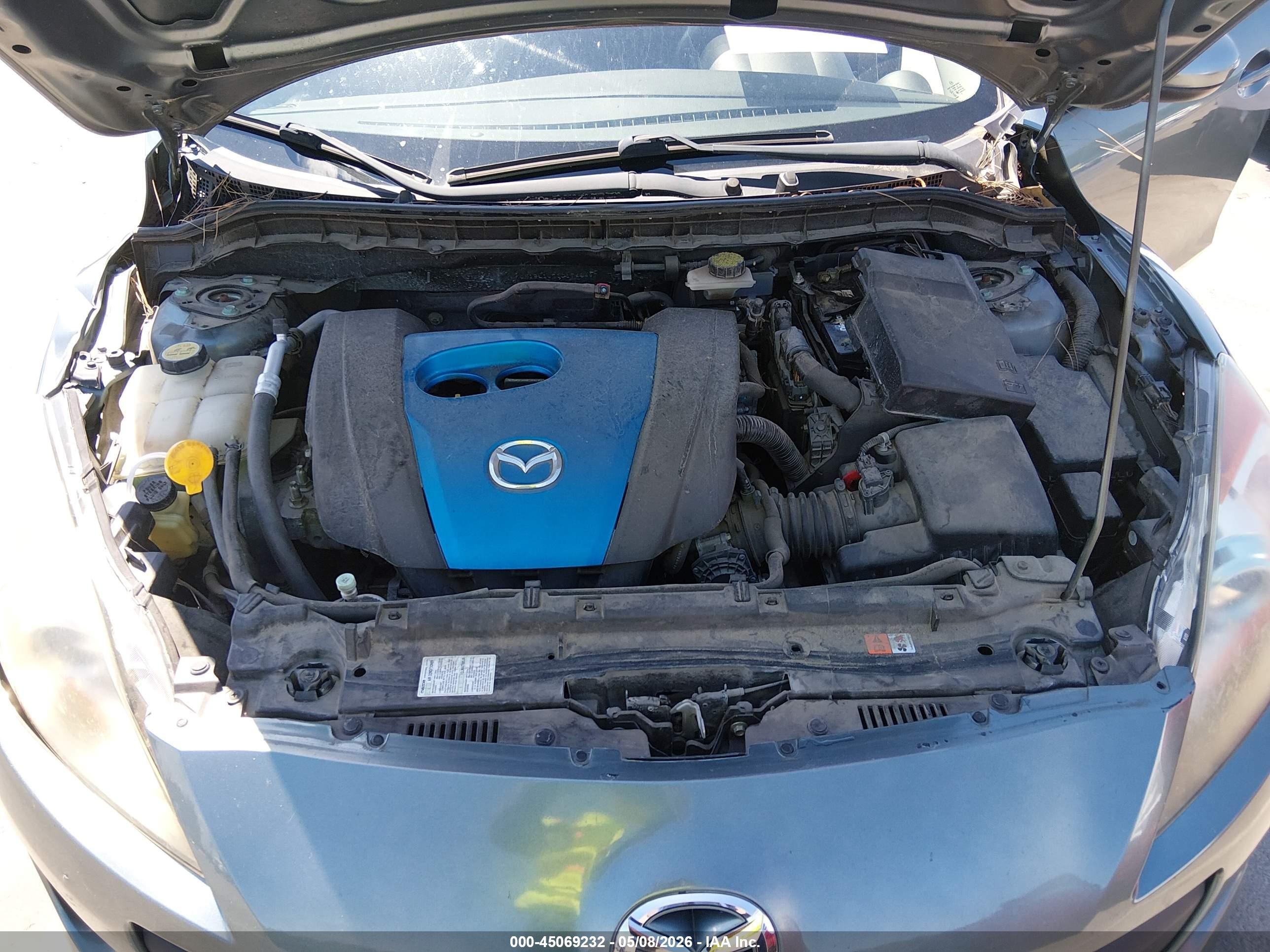 2013 Mazda Mazda3 I Sport Light Blue vin: JM1BL1U71D1749497