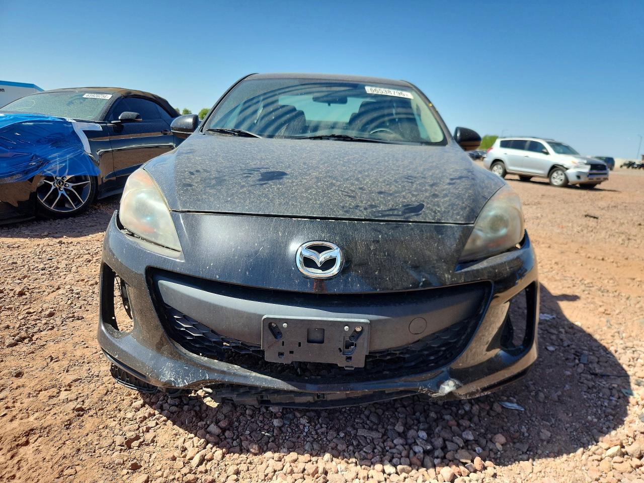2013 Mazda 3 I Черный vin: JM1BL1U71D1796089