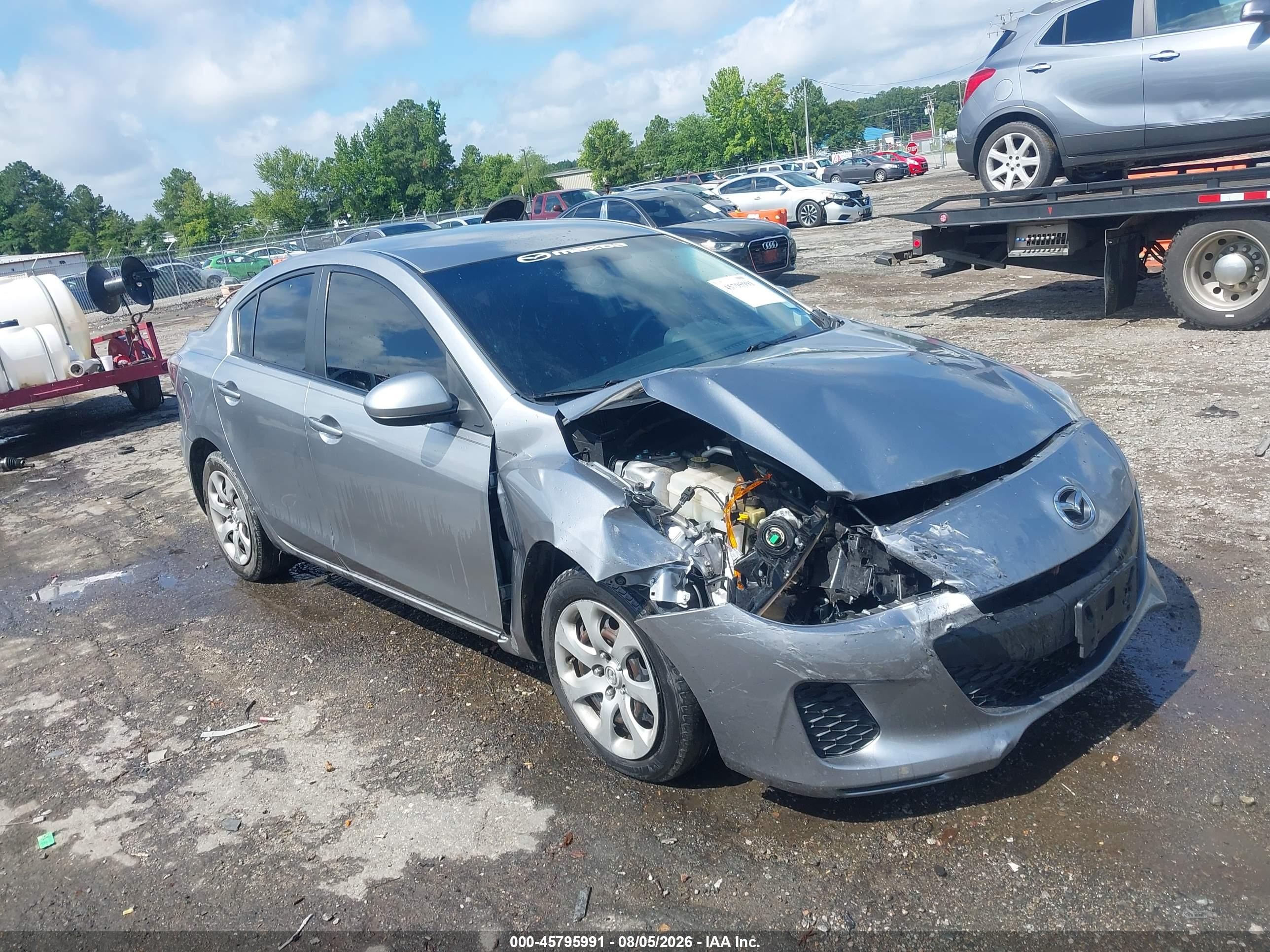 2013 Mazda 3 I Silver vin: JM1BL1U72D1749394