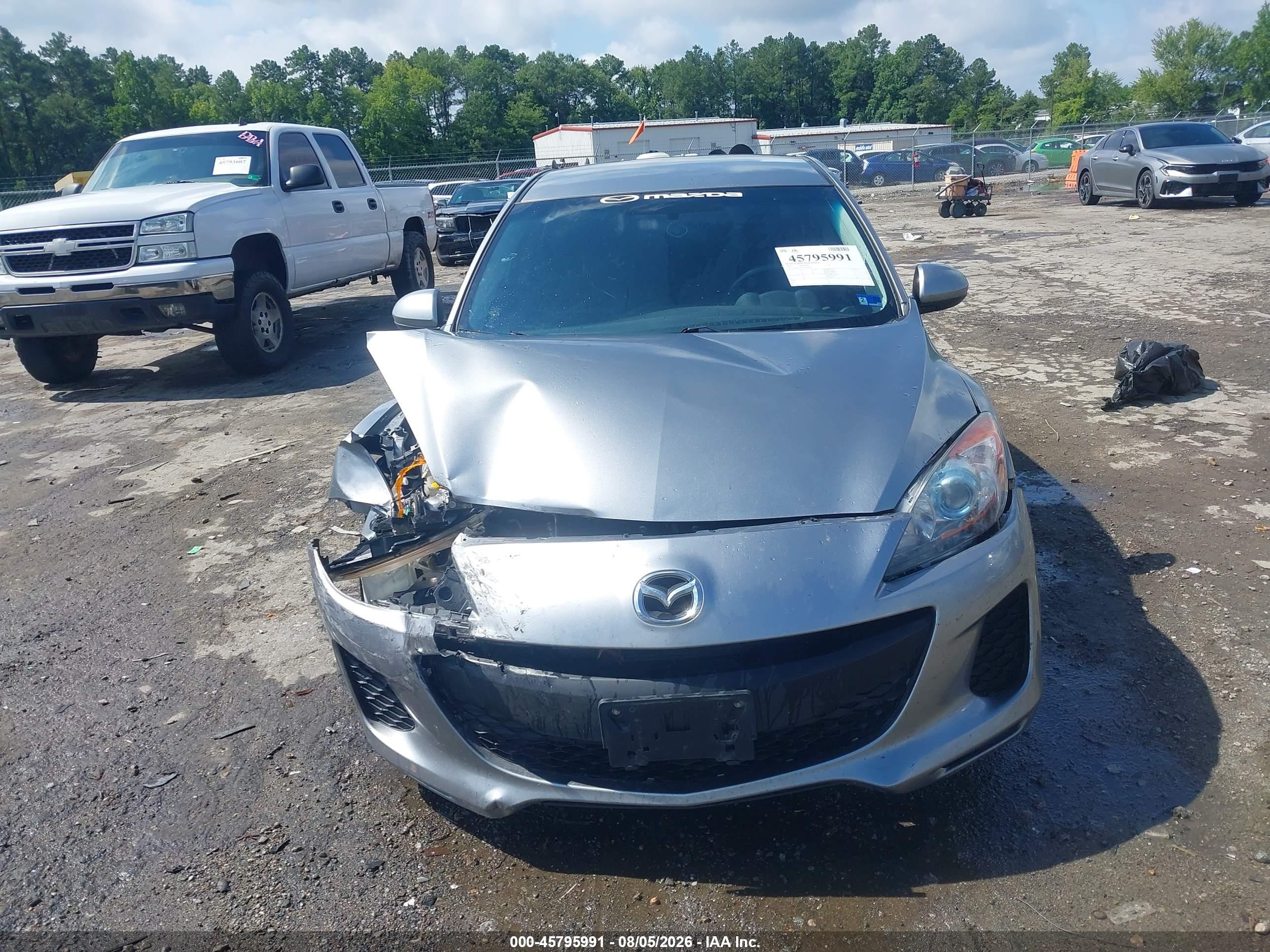 2013 Mazda 3 I Серебряный vin: JM1BL1U72D1749394