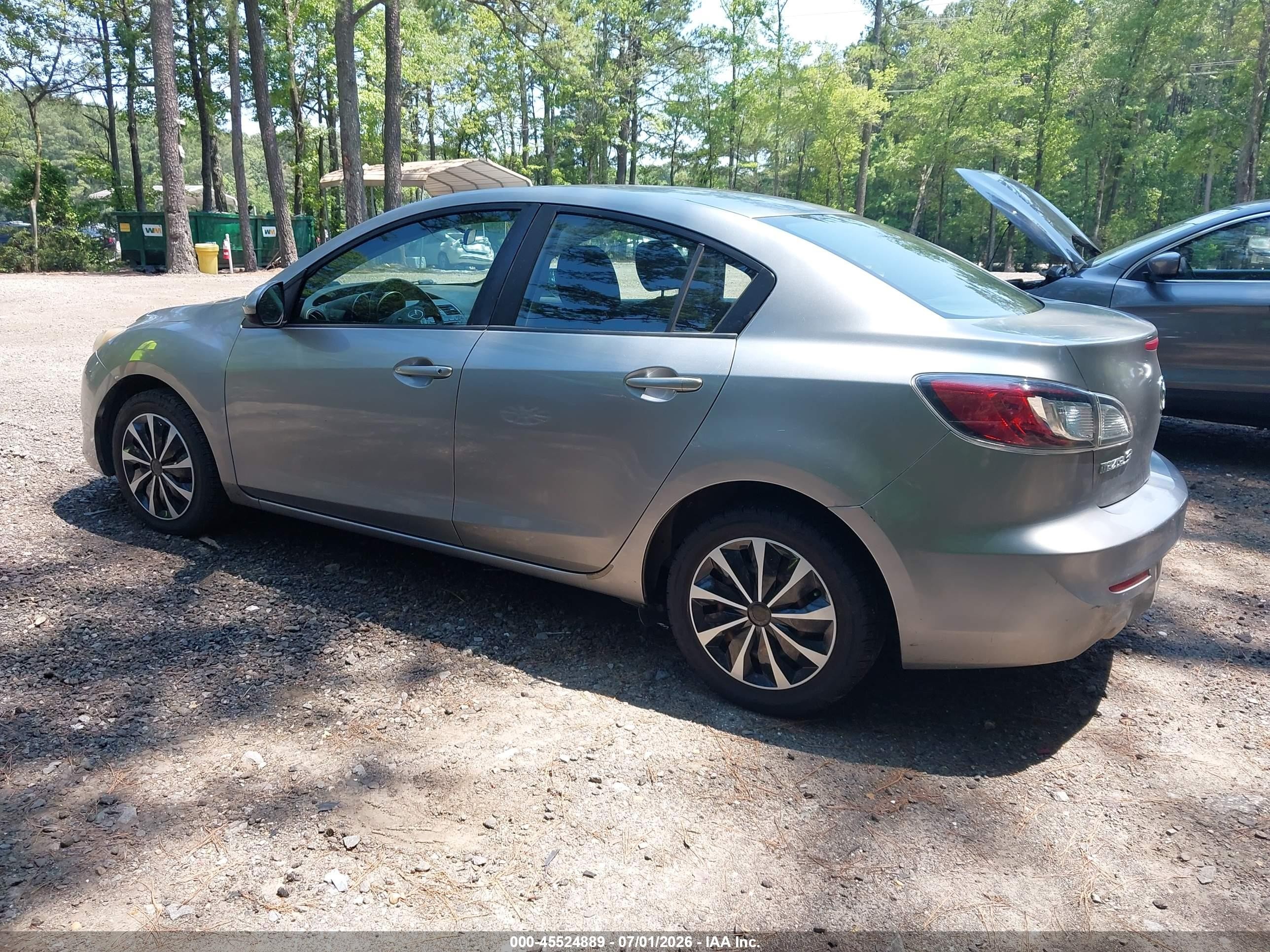 2013 Mazda Mazda3 I Sport Gray vin: JM1BL1U72D1757138