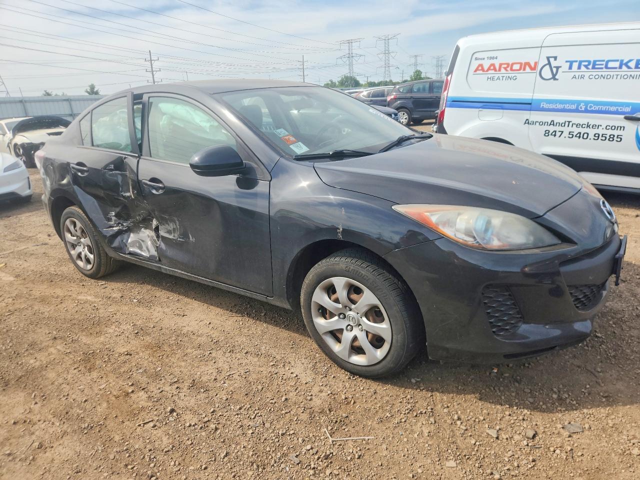 2013 Mazda 3 I Black vin: JM1BL1U72D1826555