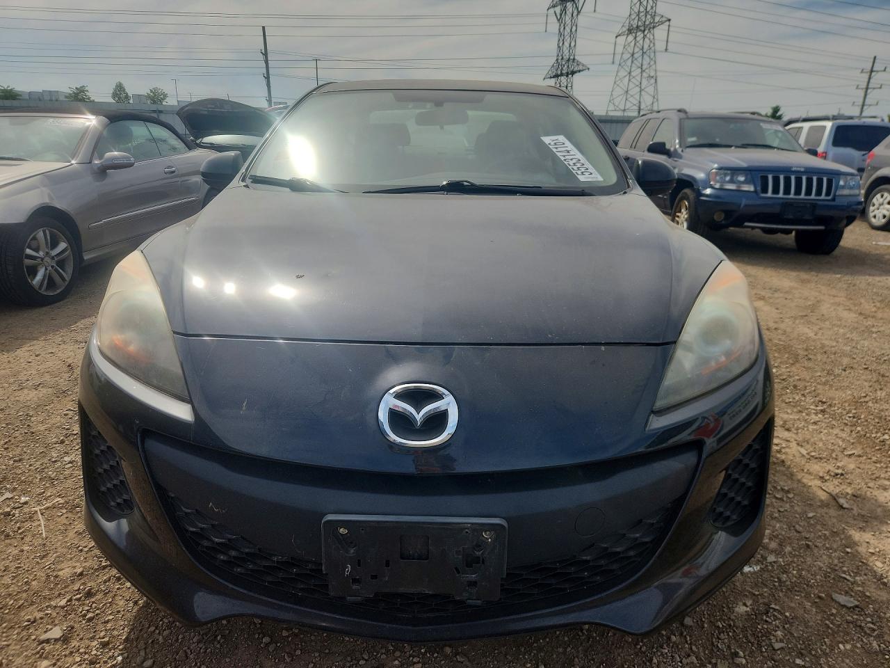 2013 Mazda 3 I Black vin: JM1BL1U72D1826555