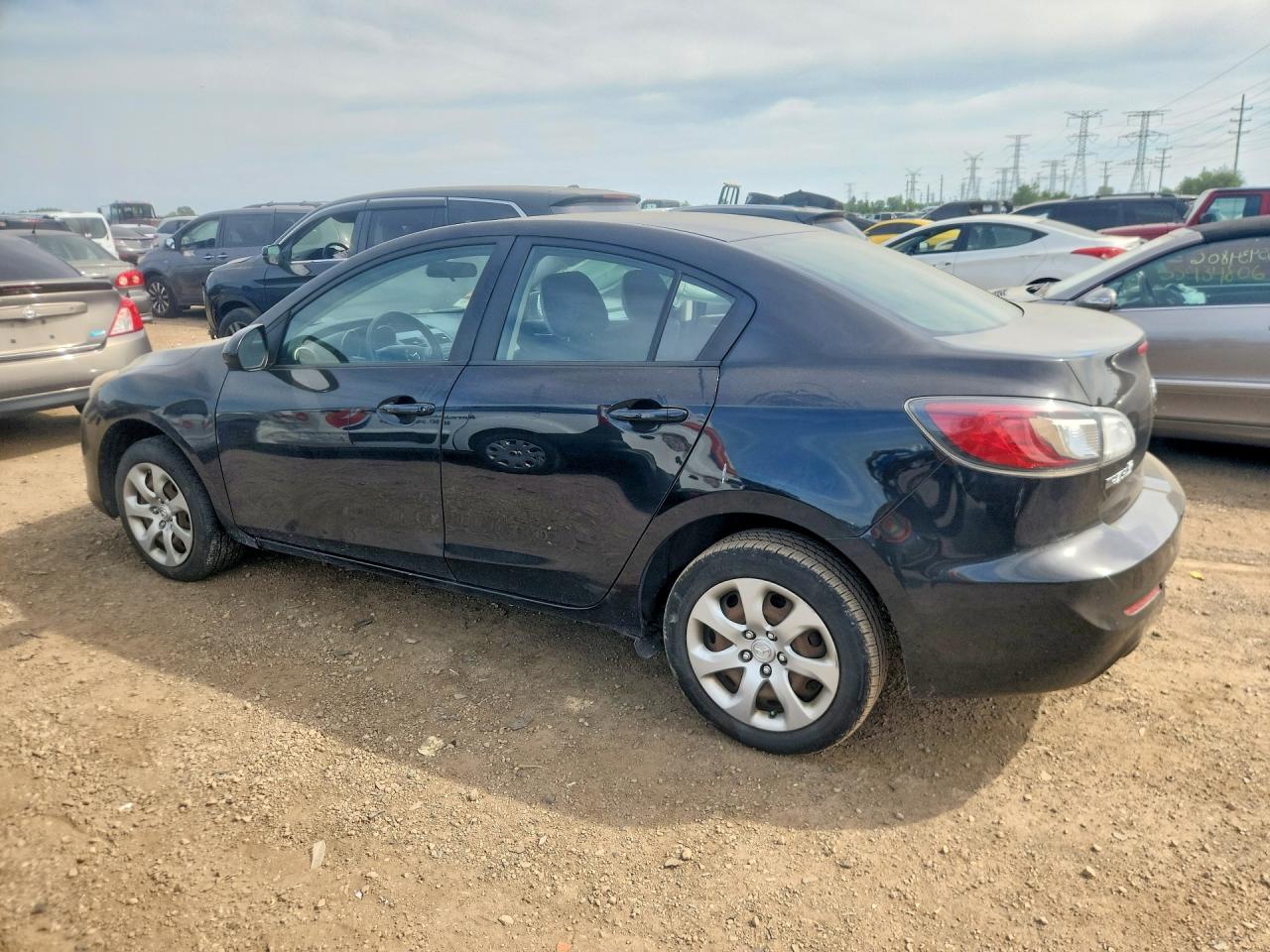 2013 Mazda 3 I Black vin: JM1BL1U72D1826555