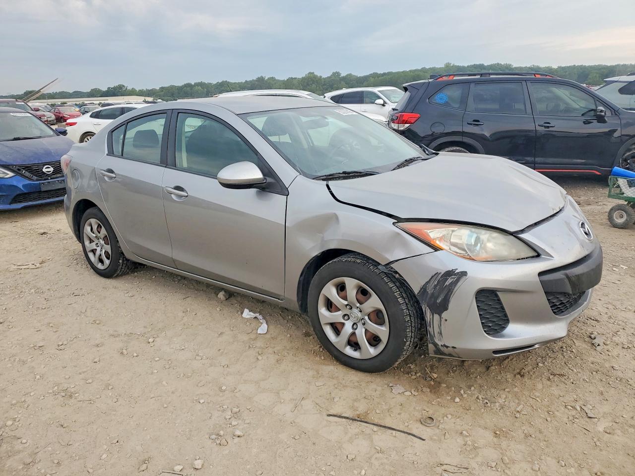 2013 Mazda 3 I Silver vin: JM1BL1U73D1826984