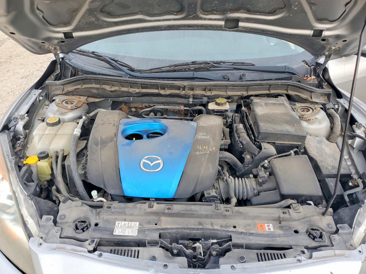 2013 Mazda 3 I Silver vin: JM1BL1U73D1826984