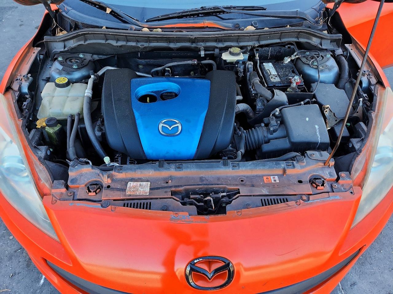 2013 Mazda 3 I Orange vin: JM1BL1U74D1702688