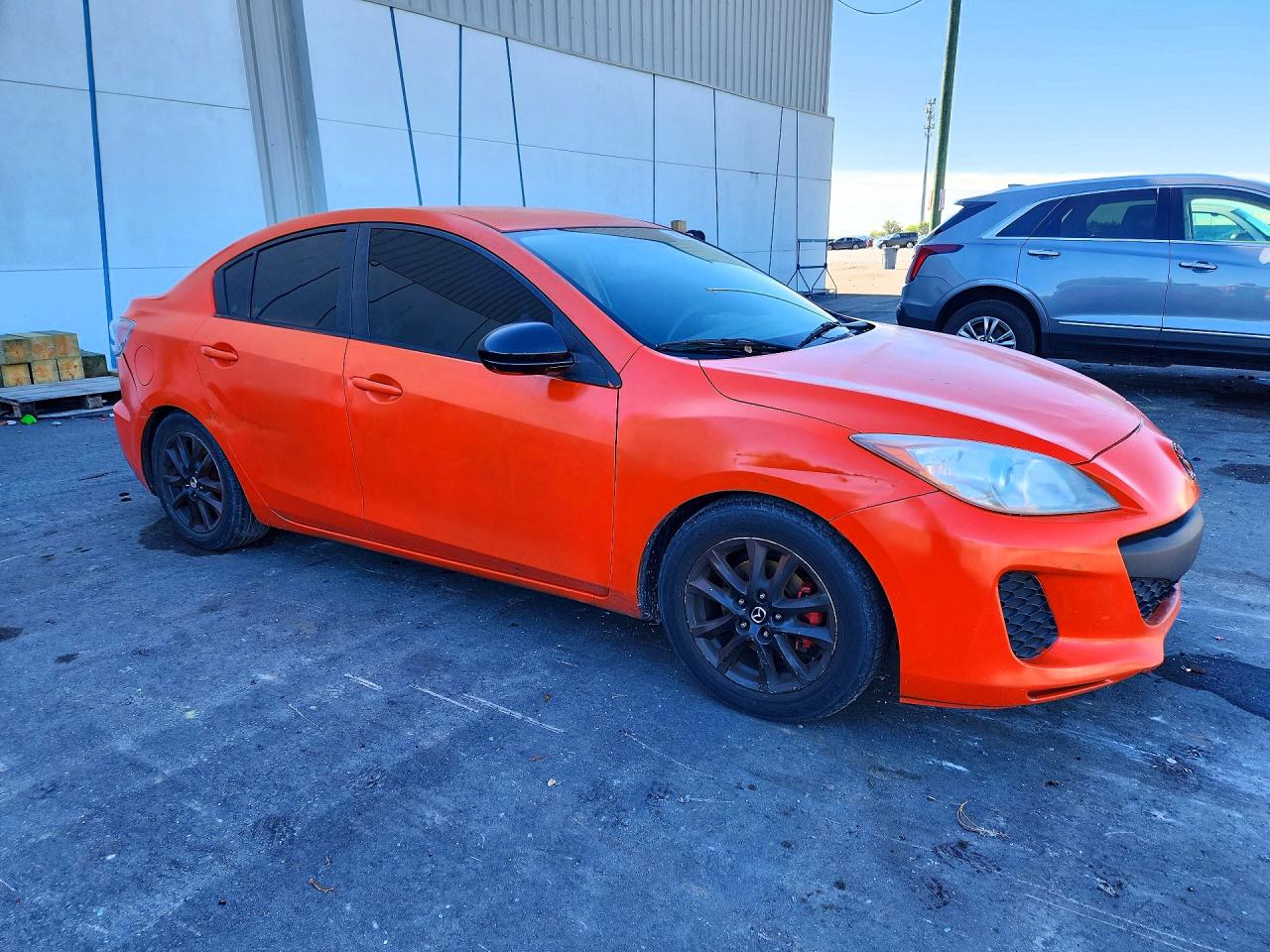 2013 Mazda 3 I Orange vin: JM1BL1U74D1702688
