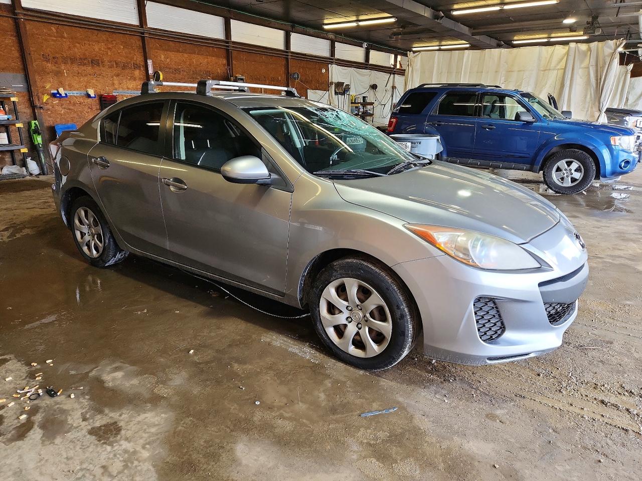 2013 Mazda 3 I Silver vin: JM1BL1U76D1719900