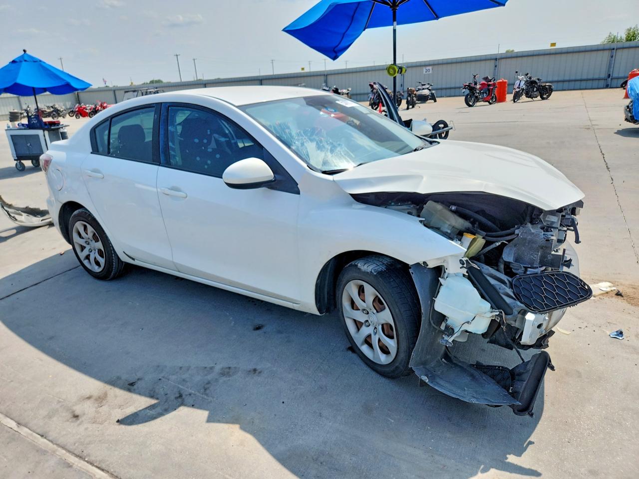 2013 Mazda 3 I Белый vin: JM1BL1U77D1721140