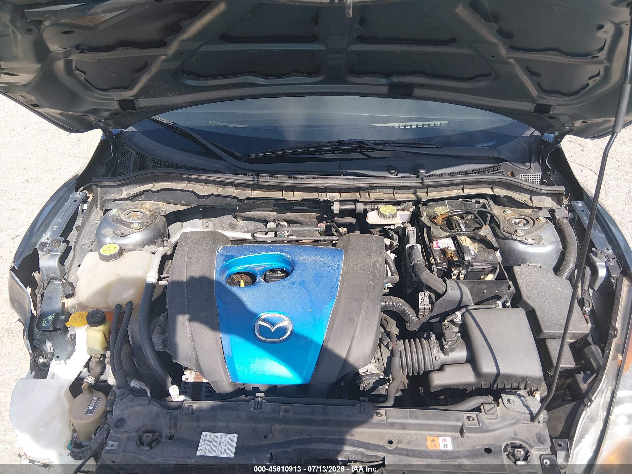 2013 Mazda Mazda3 I Sport Синий vin: JM1BL1U78D1703830