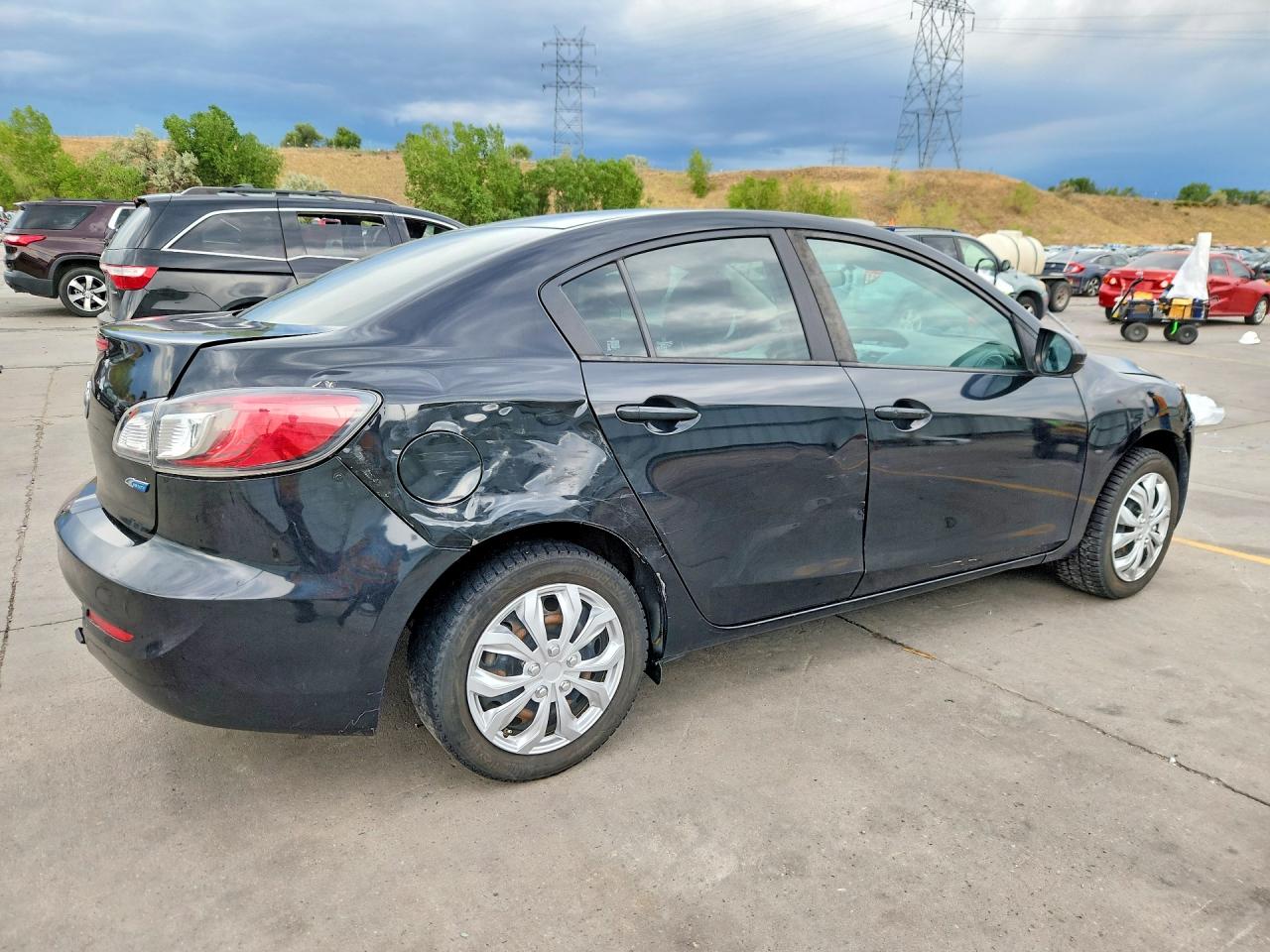 2013 Mazda 3 I Black vin: JM1BL1U78D1822106