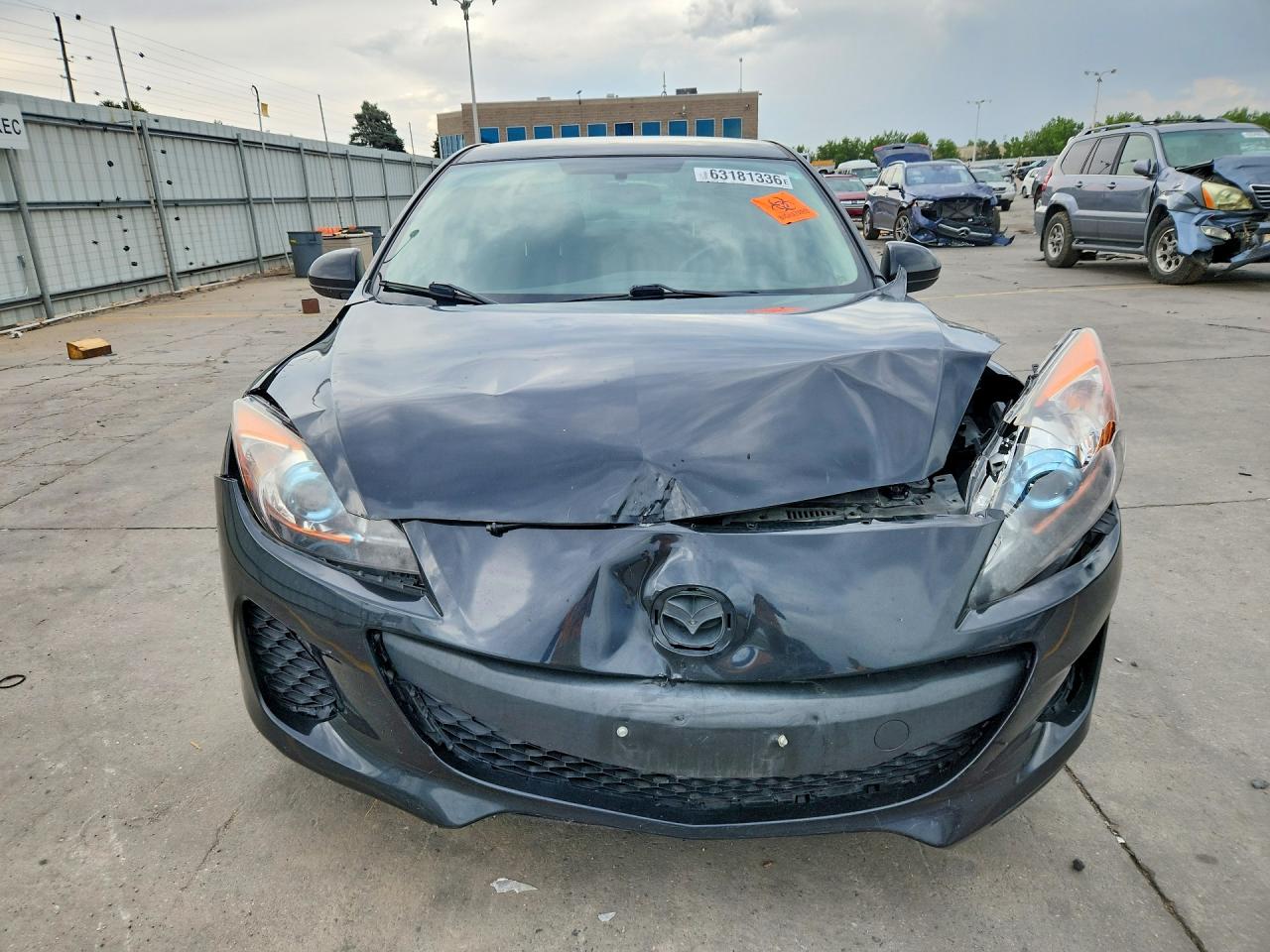 2013 Mazda 3 I Black vin: JM1BL1U78D1822106