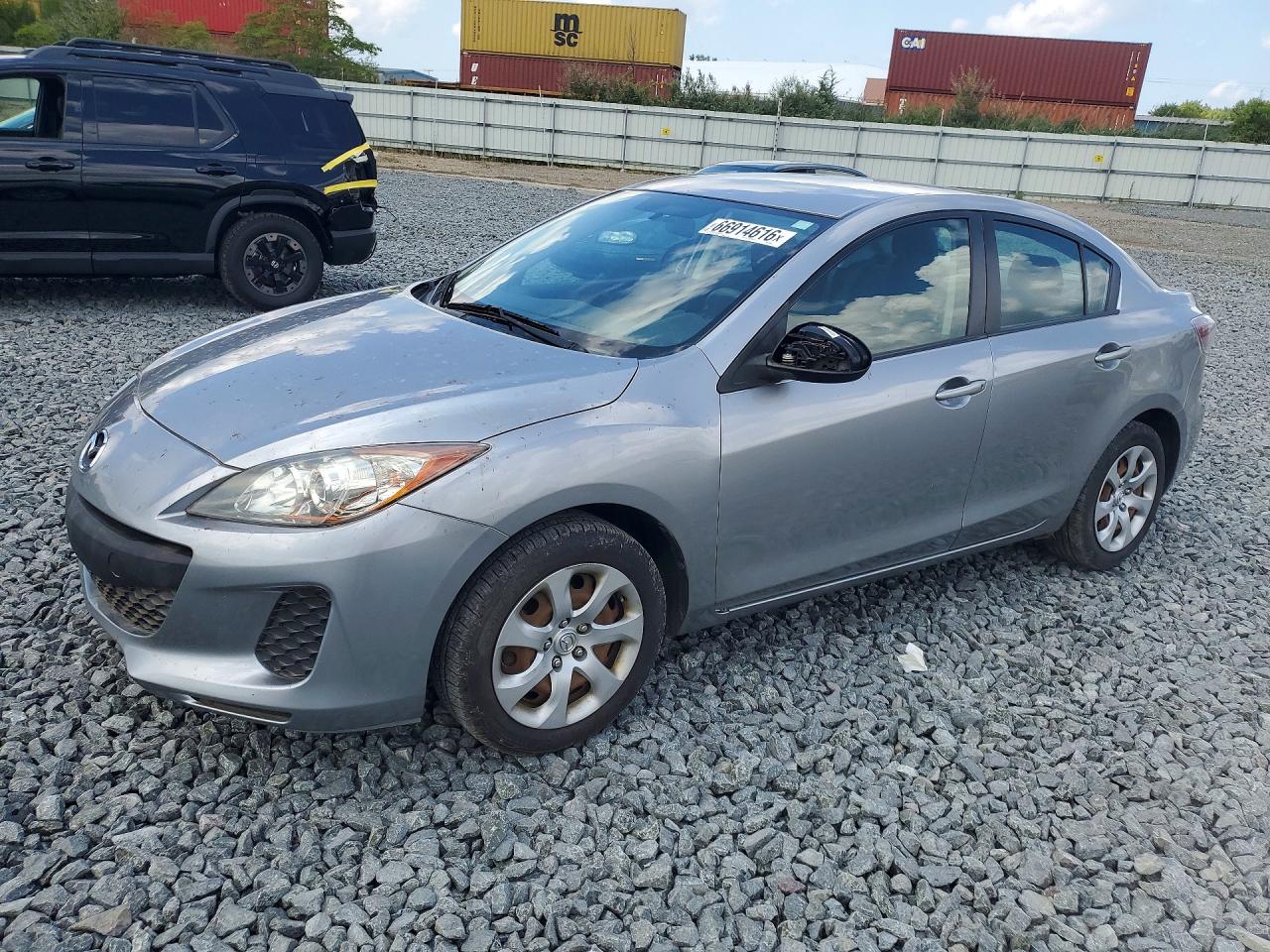 2013 Mazda 3 I Silver vin: JM1BL1U78D1830593