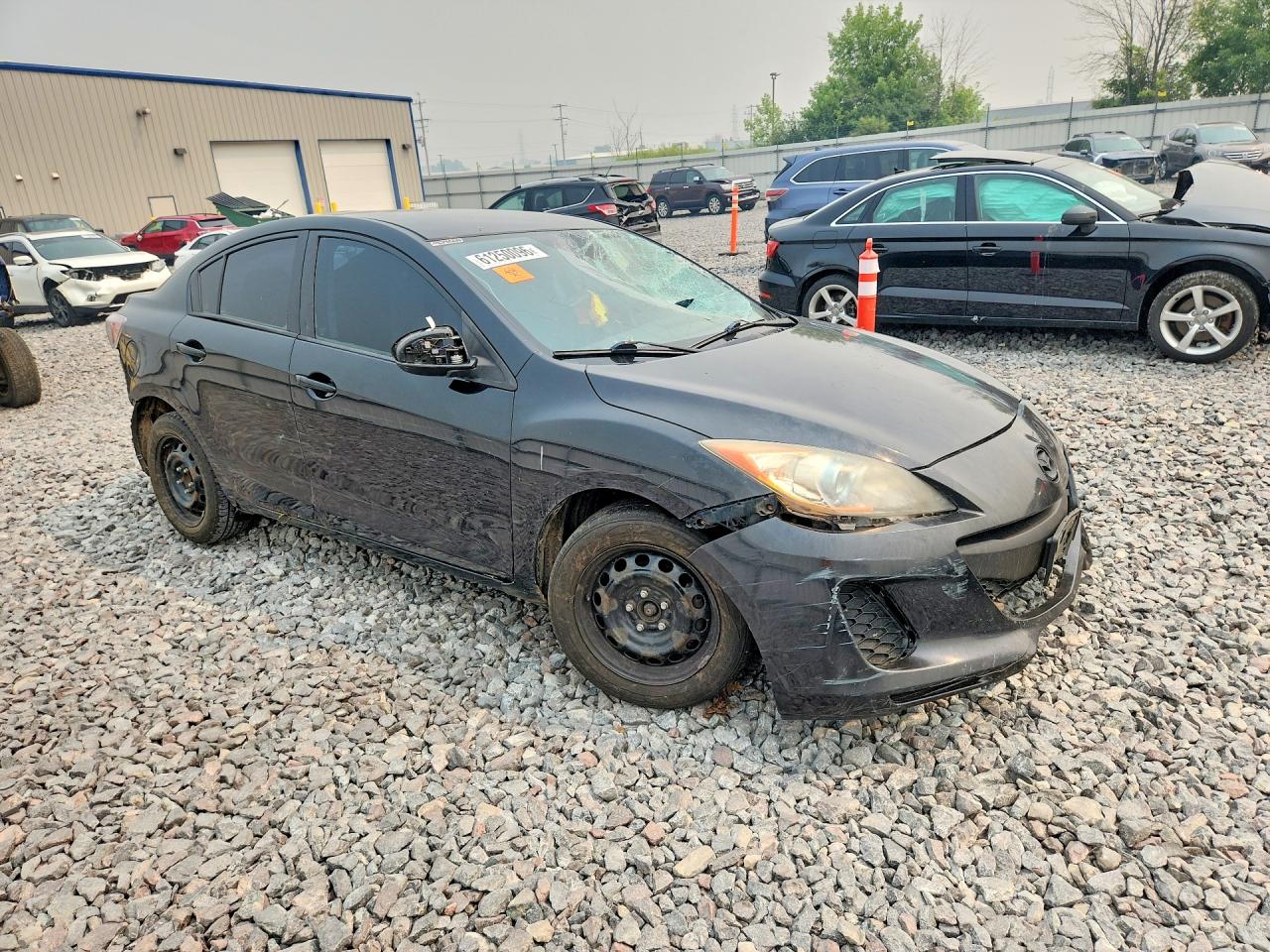 2013 Mazda 3 I Black vin: JM1BL1U78D1846681