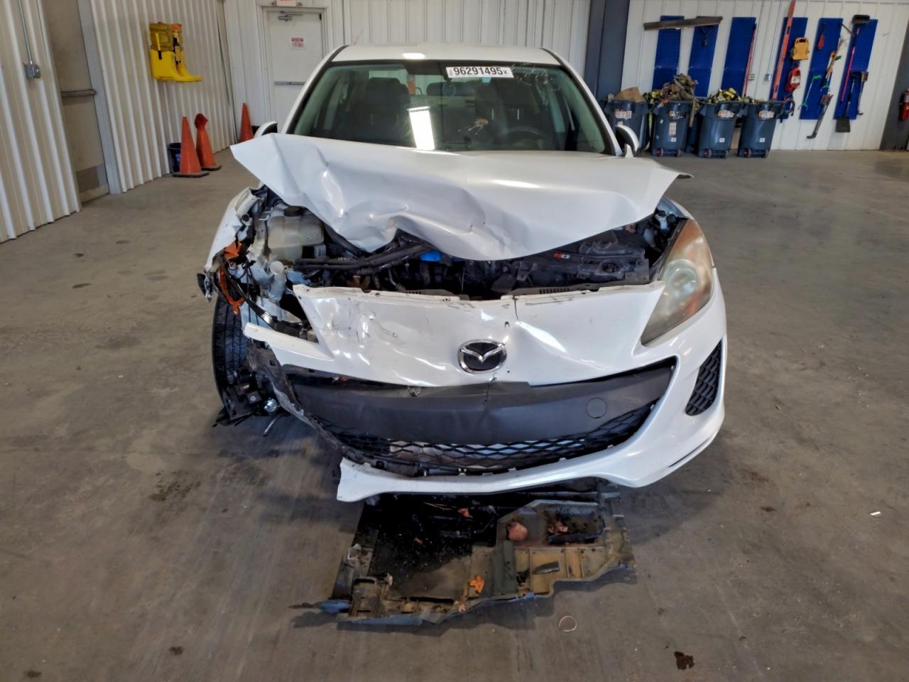 2013 Mazda 3 I White vin: JM1BL1U79D1709829