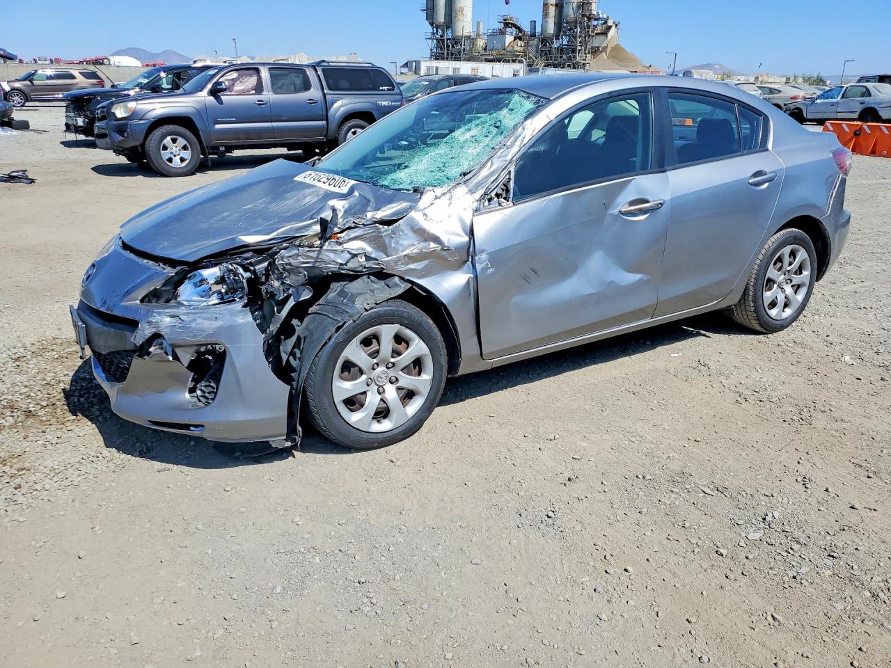 2013 Mazda 3 I Silver vin: JM1BL1U79D1760747