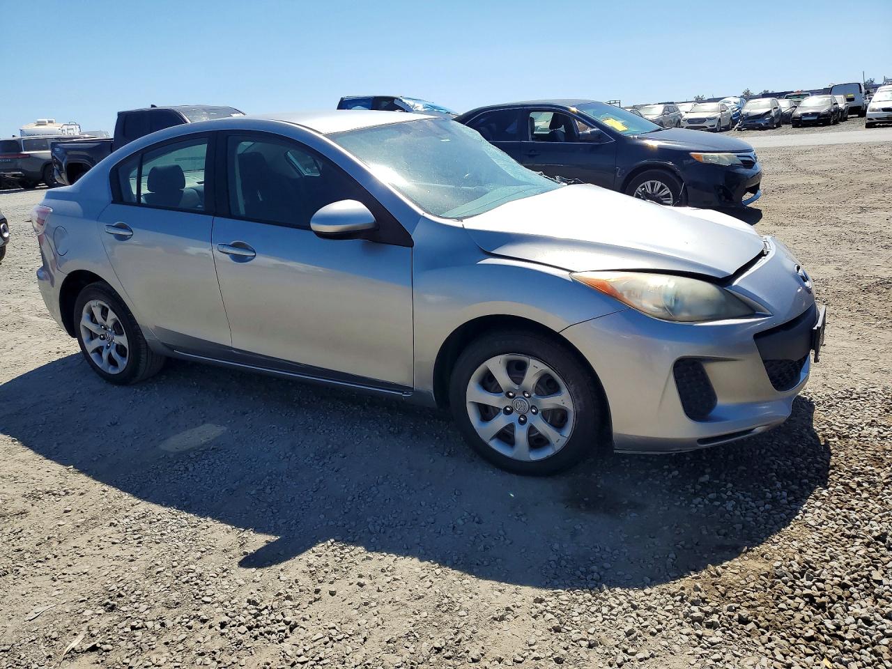 2013 Mazda 3 I Silver vin: JM1BL1U79D1760747