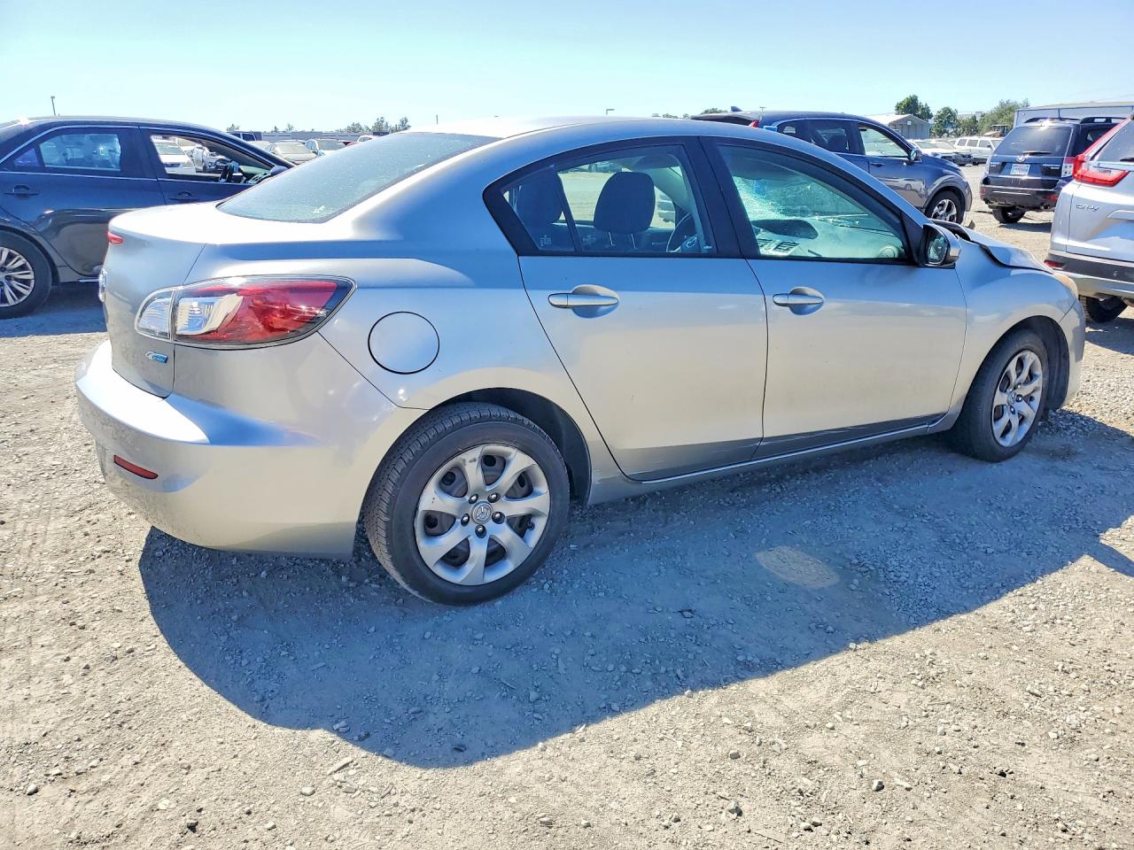 2013 Mazda 3 I Silver vin: JM1BL1U79D1760747