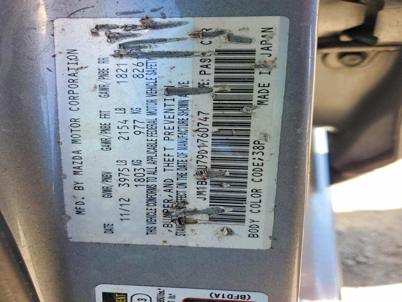 2013 Mazda 3 I Silver vin: JM1BL1U79D1760747