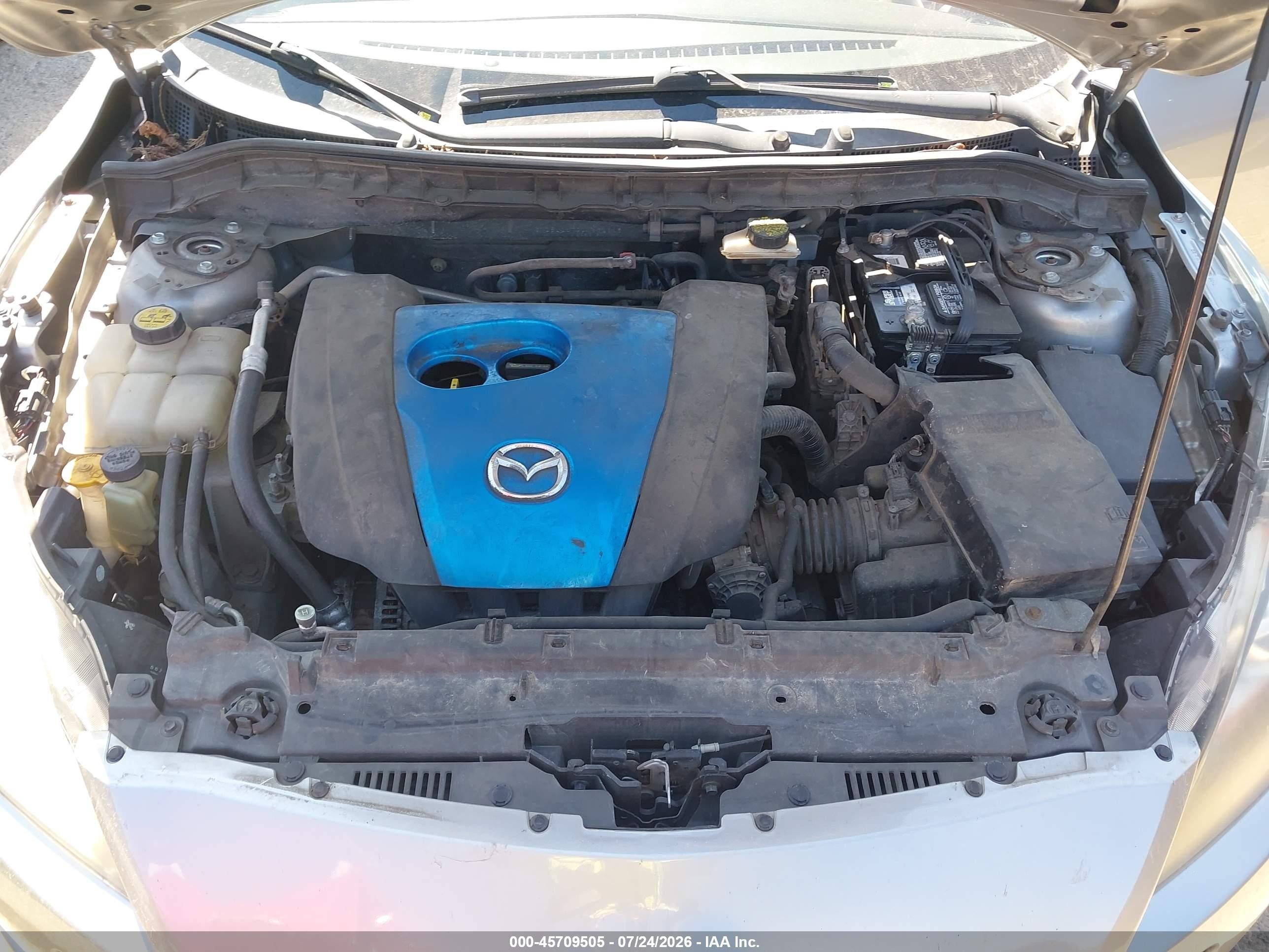 2013 Mazda Mazda3 I Sport Silver vin: JM1BL1U79D1832613