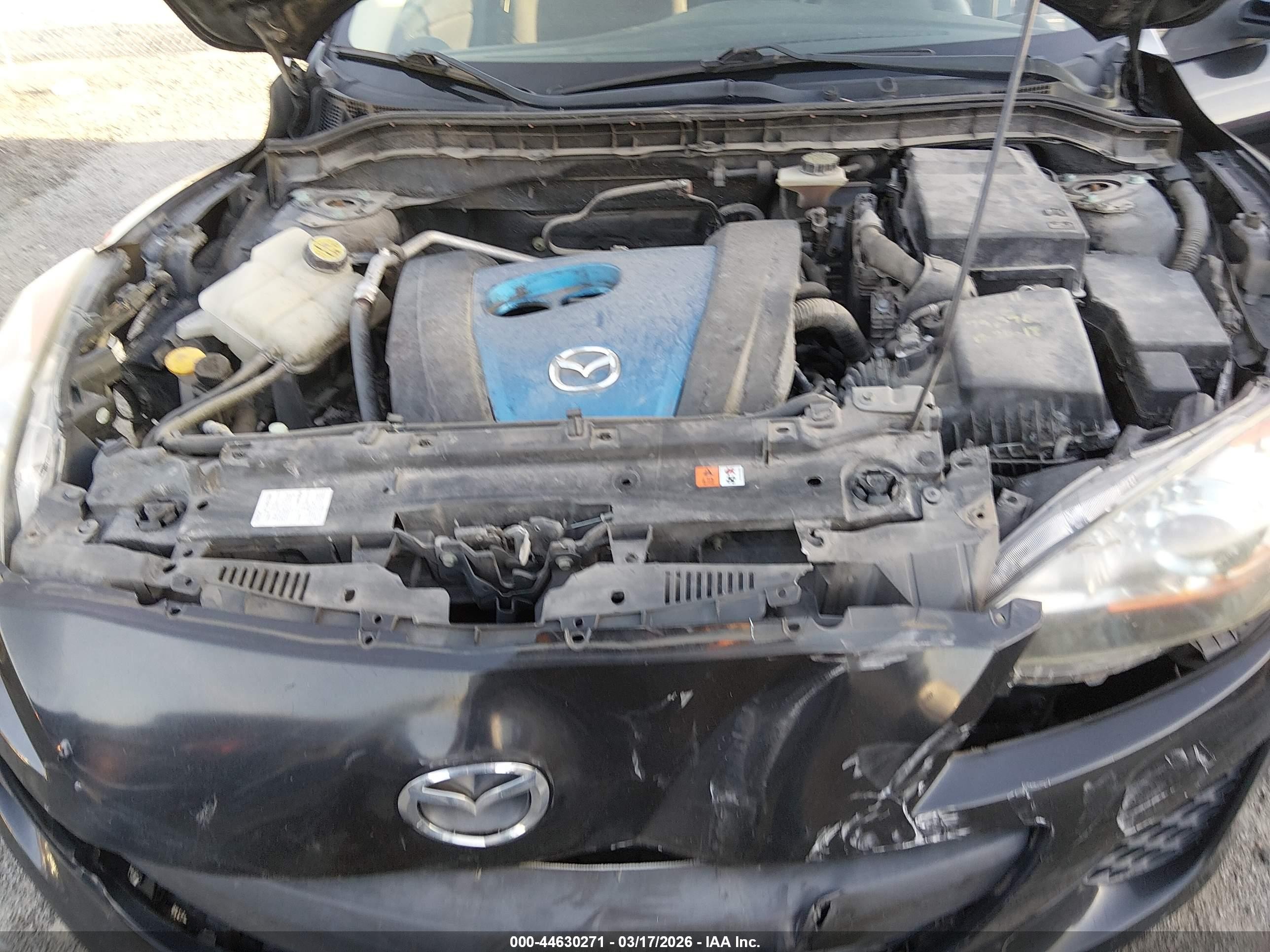 2013 Mazda Mazda3 I Sport Black vin: JM1BL1U7XD1744251