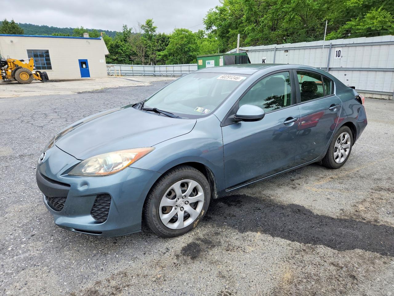 2013 Mazda 3 I Gray vin: JM1BL1U85D1703146