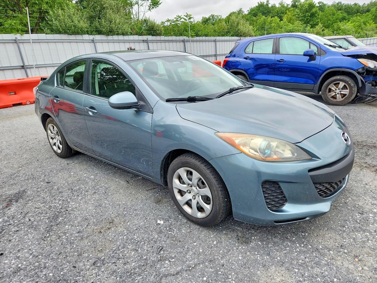 2013 Mazda 3 I Gray vin: JM1BL1U85D1703146